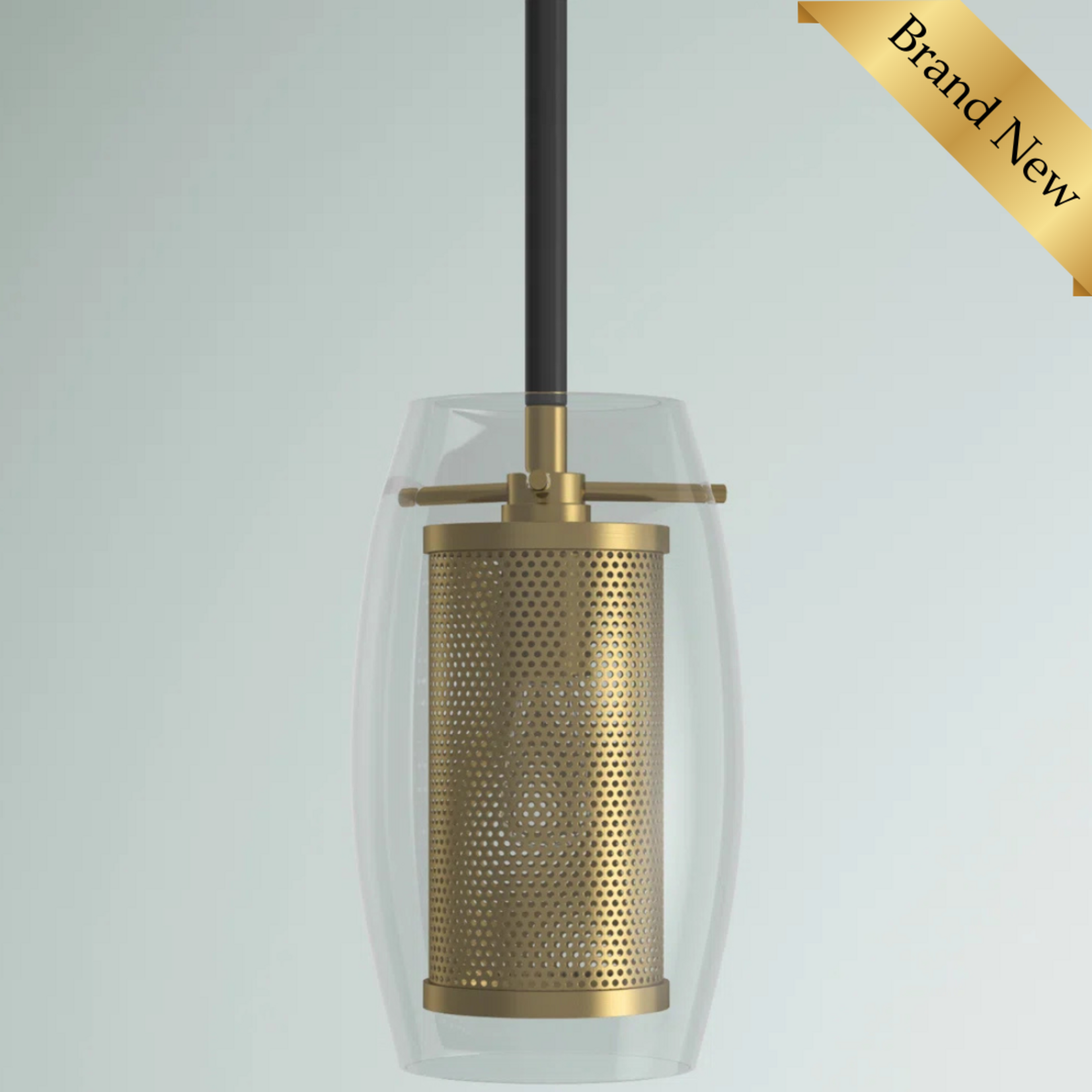 WayFair Canada Winslet 1 - Light Dimmable Brass Bronze Armed Sconce - 9-9065-1-95