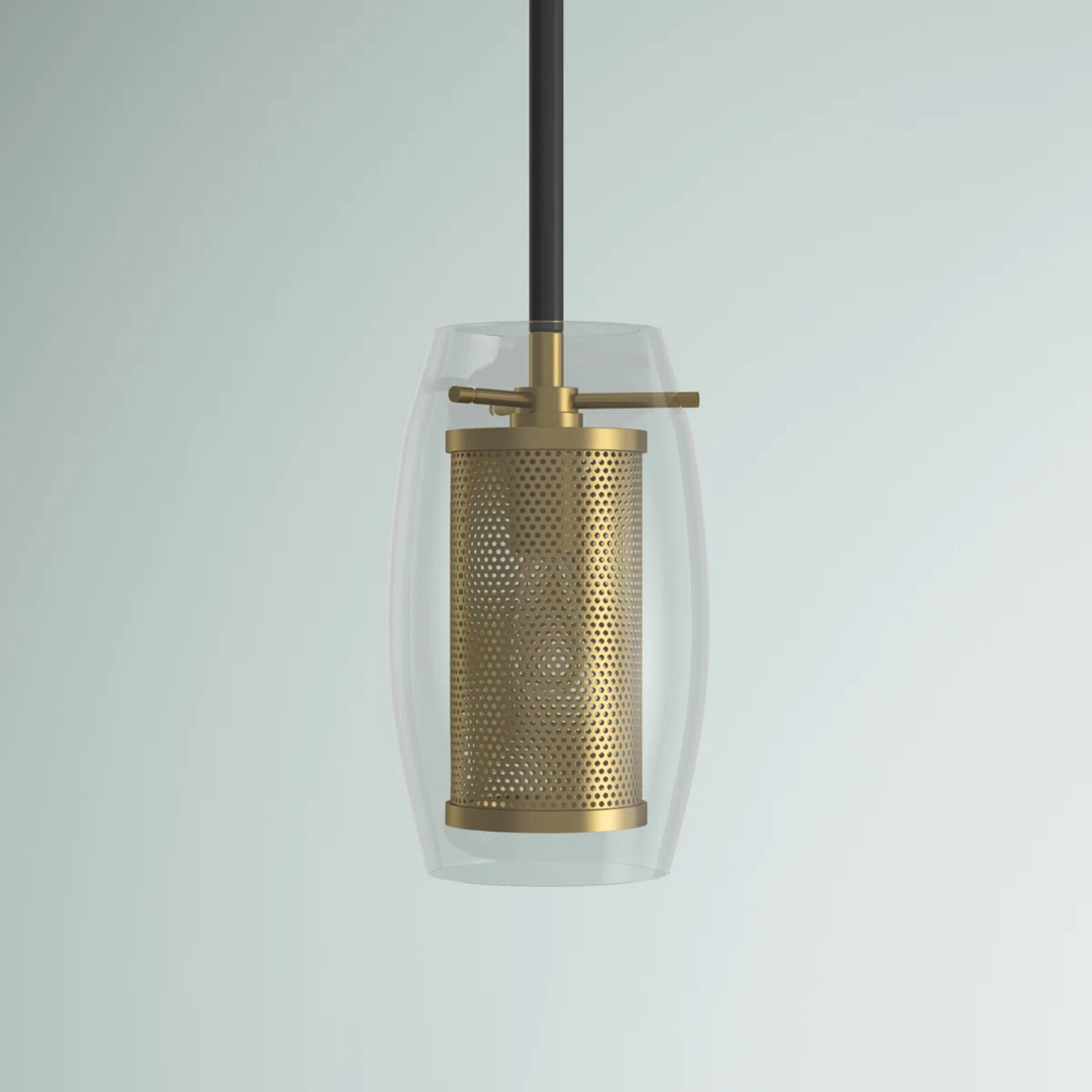 Winslet 1 - Light Dimmable Brass Bronze Armed Sconce