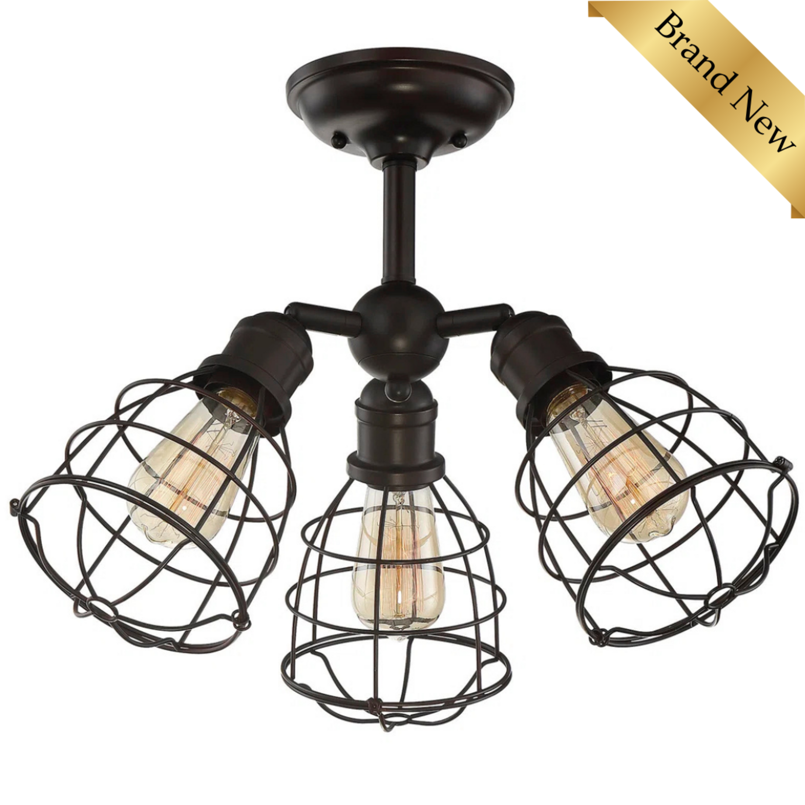 Ashtynn 3-Light Semi Flush Mount