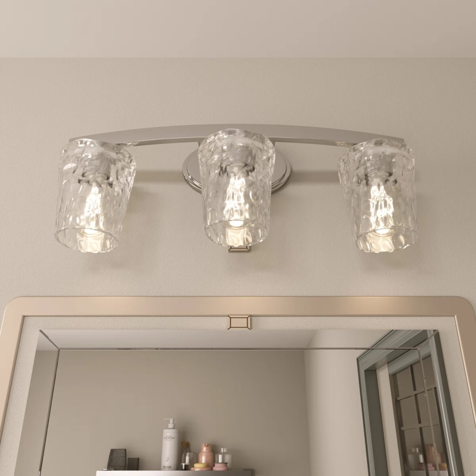 3 - Light Dimmable Vanity Light