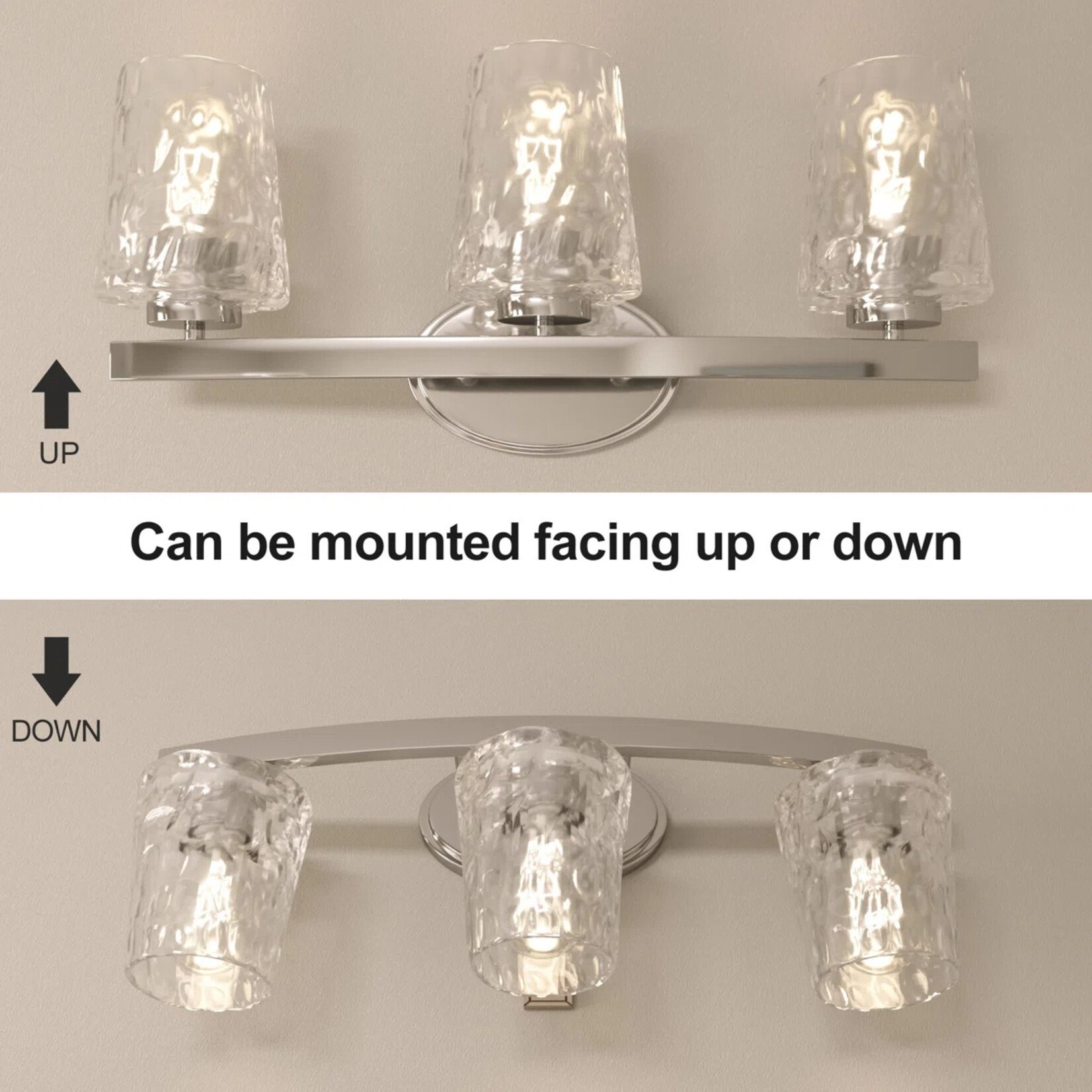 WayFair Canada 3 - Light Dimmable Vanity Light