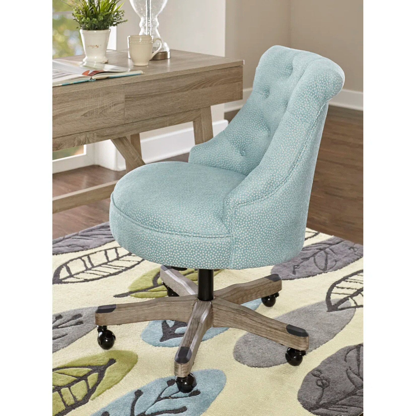 WayFair Canada Upholstery Pale Blue Grey Chair
