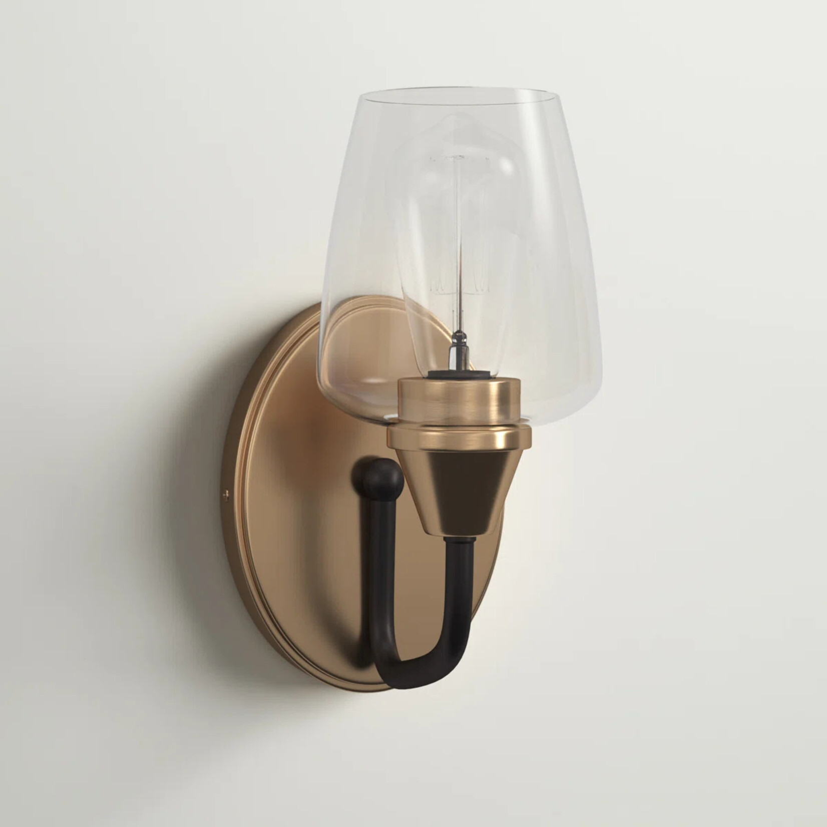 1 - Light Dimmable Armed Sconce