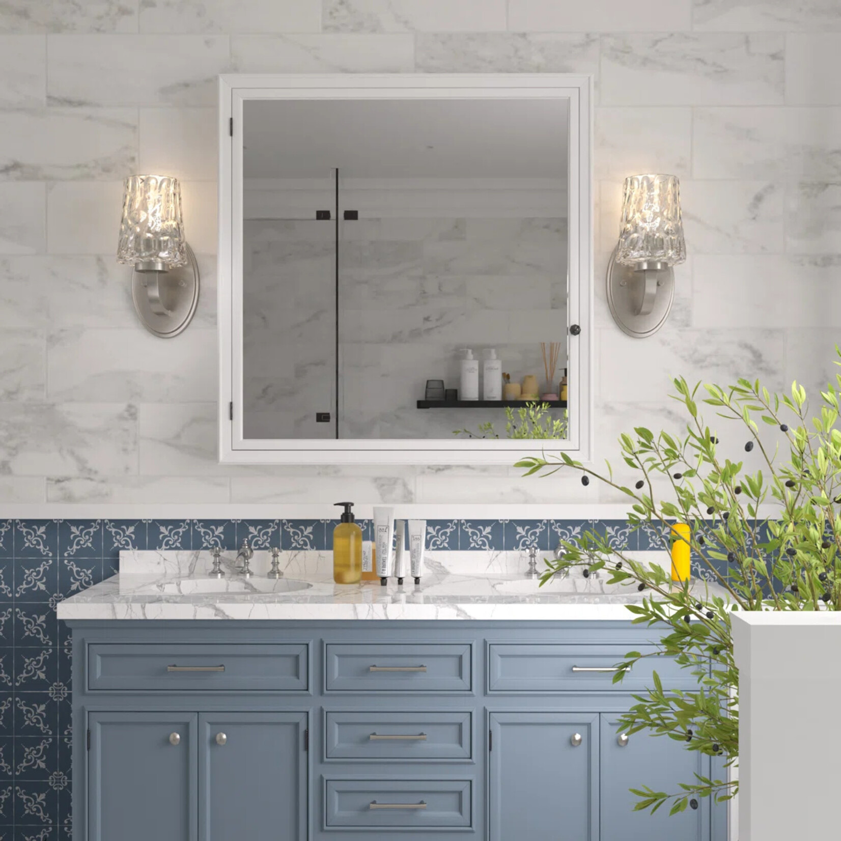 1 - Light Dimmable Wall Sconce