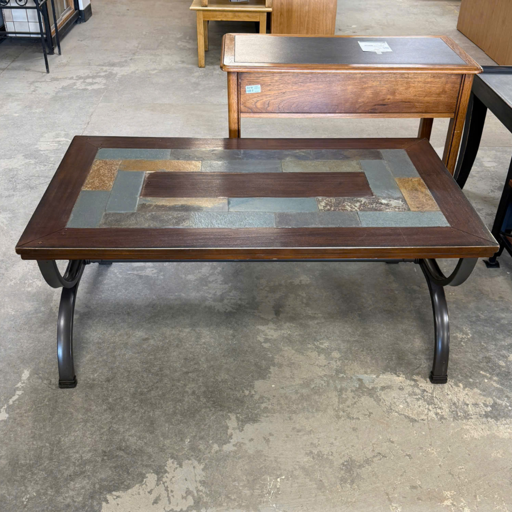 Stone Top Coffee Table