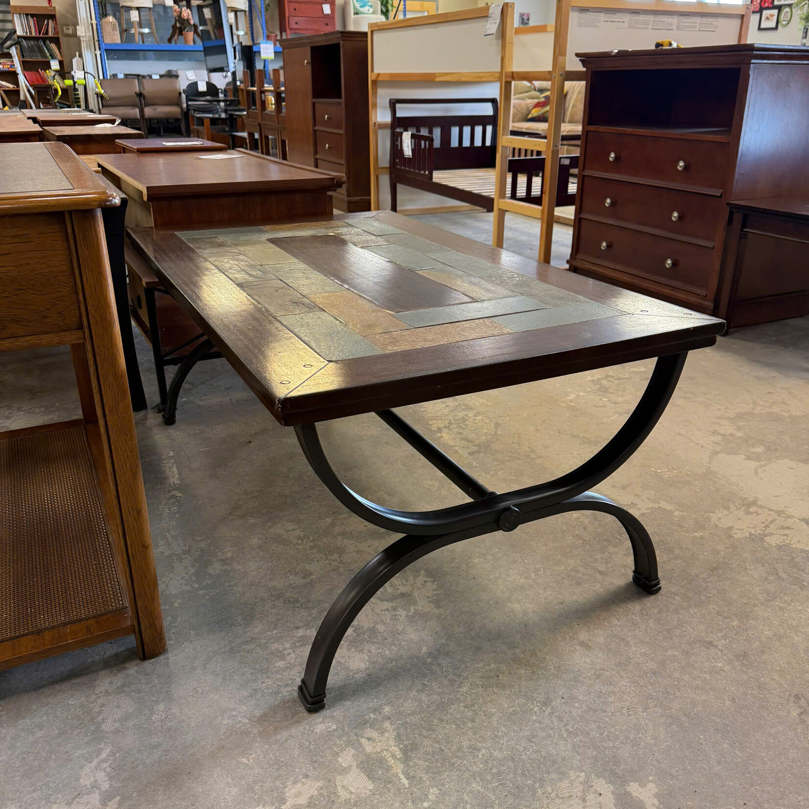 Stone Top Coffee Table