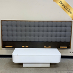 WayFair Canada King Bed Grey Headboard