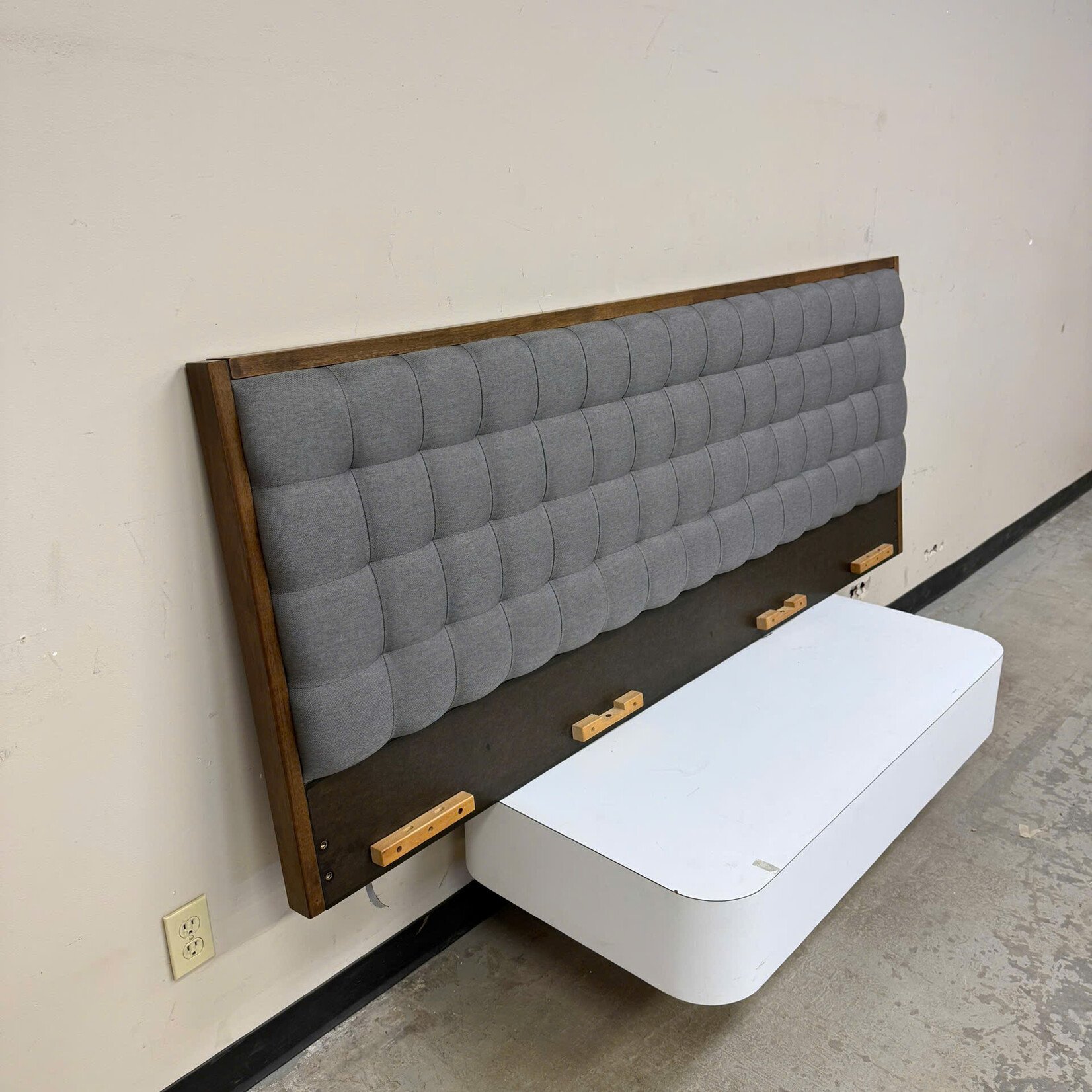 WayFair Canada King Bed Grey Headboard