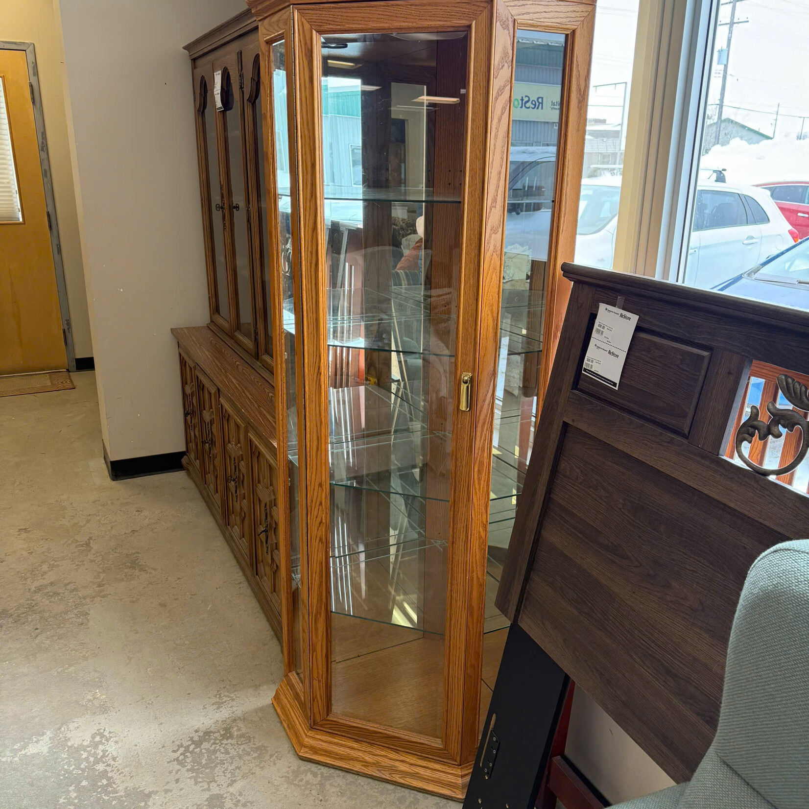 Corner Glass Cabinet