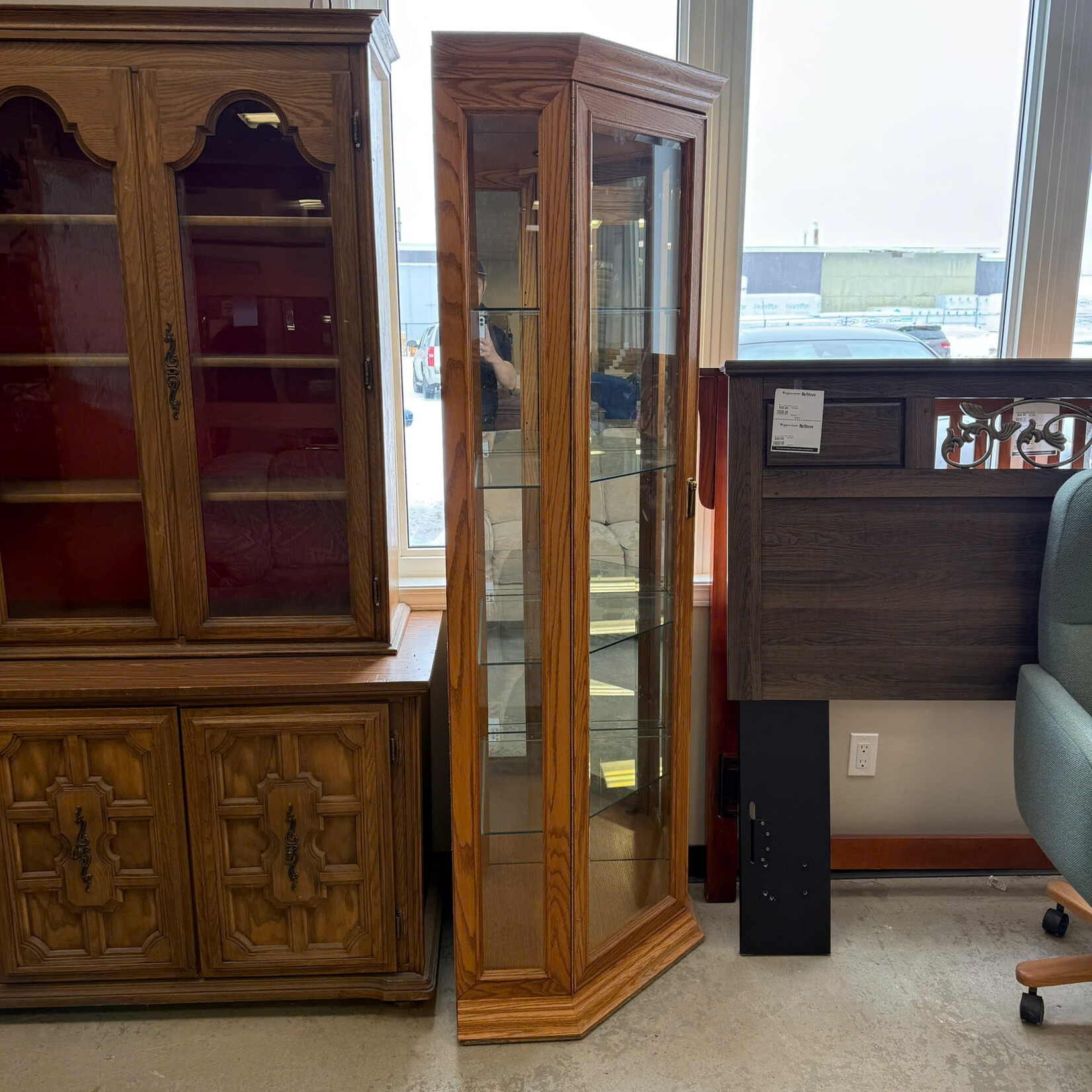 Corner Glass Cabinet