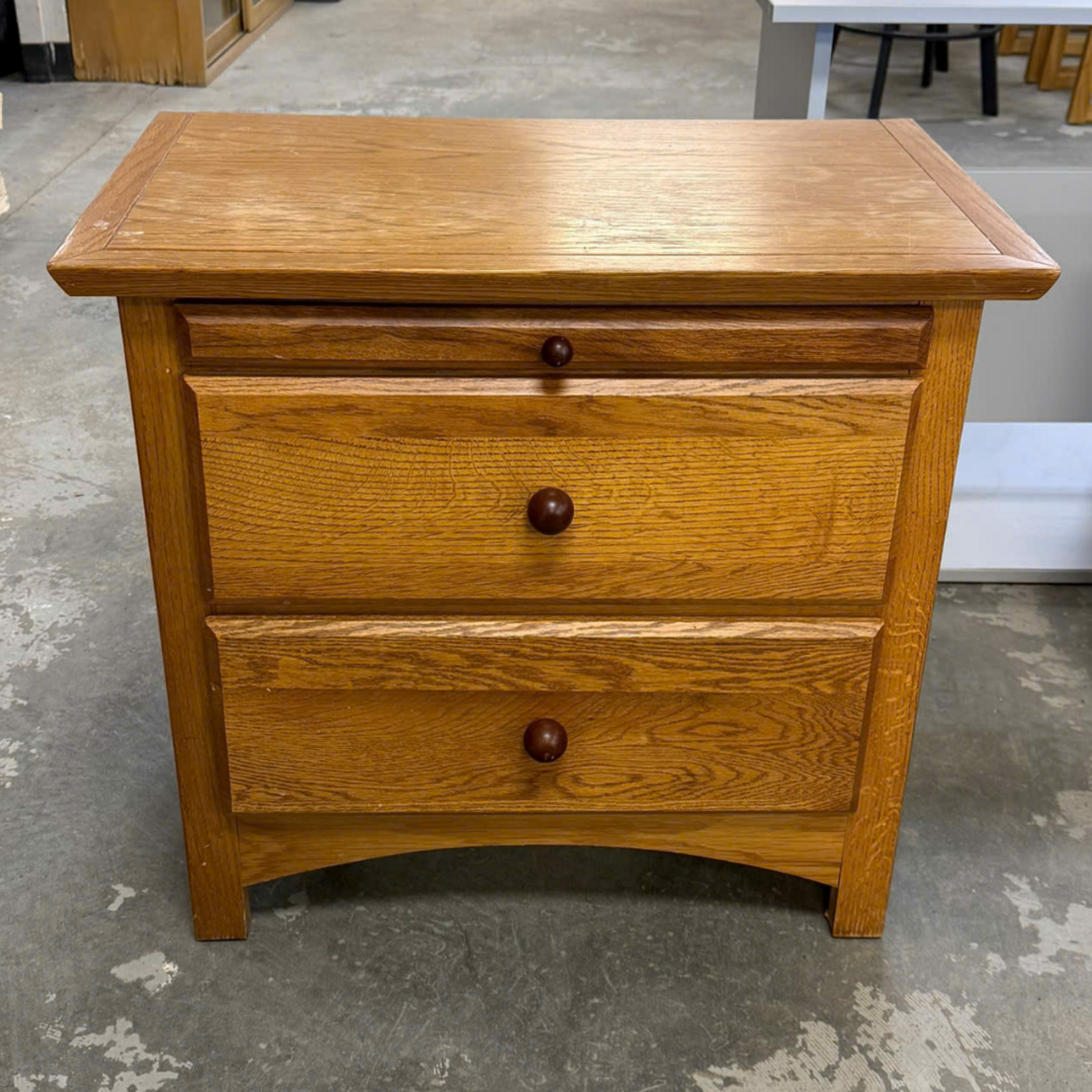 Rustic Wooden Nightstand