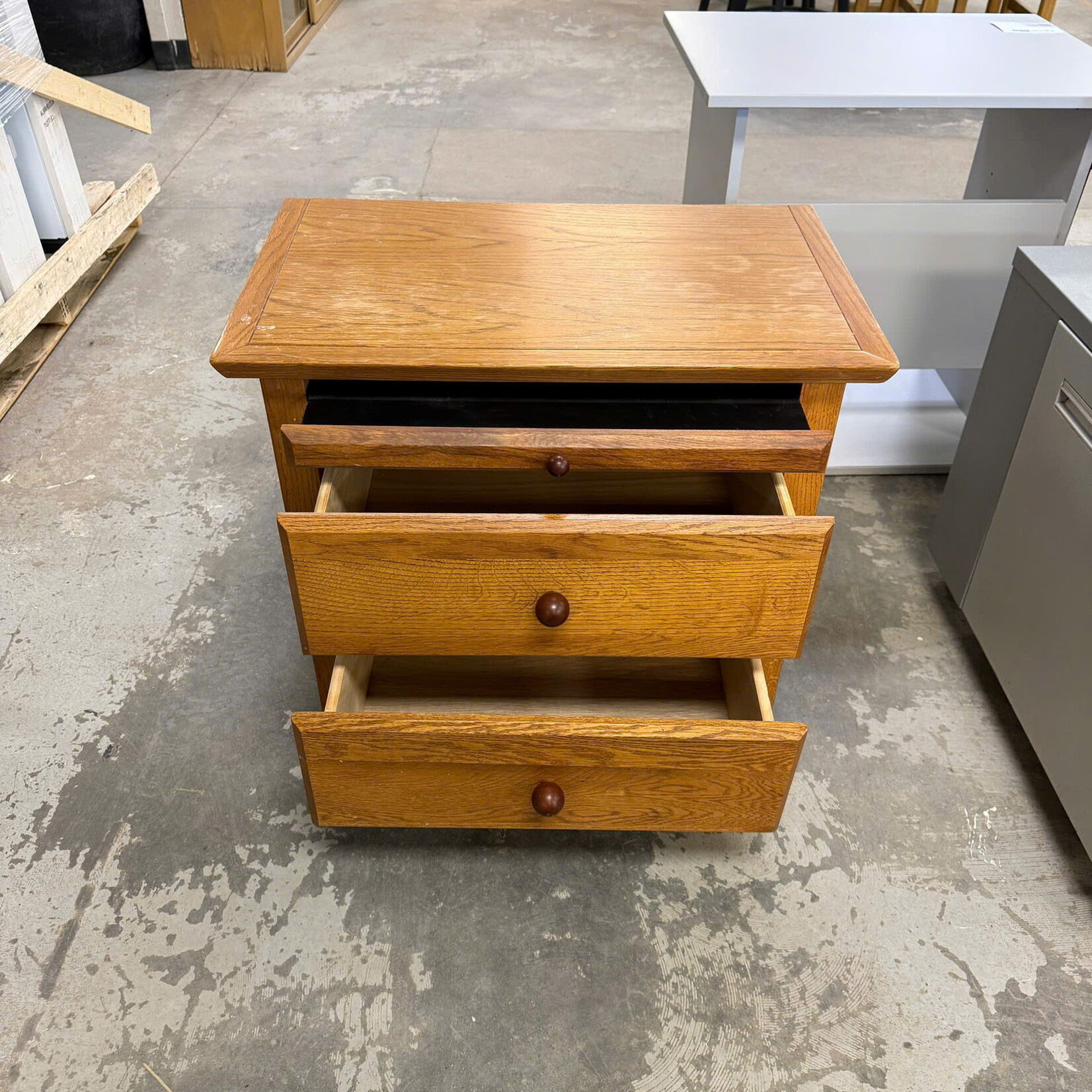 Rustic Wooden Nightstand