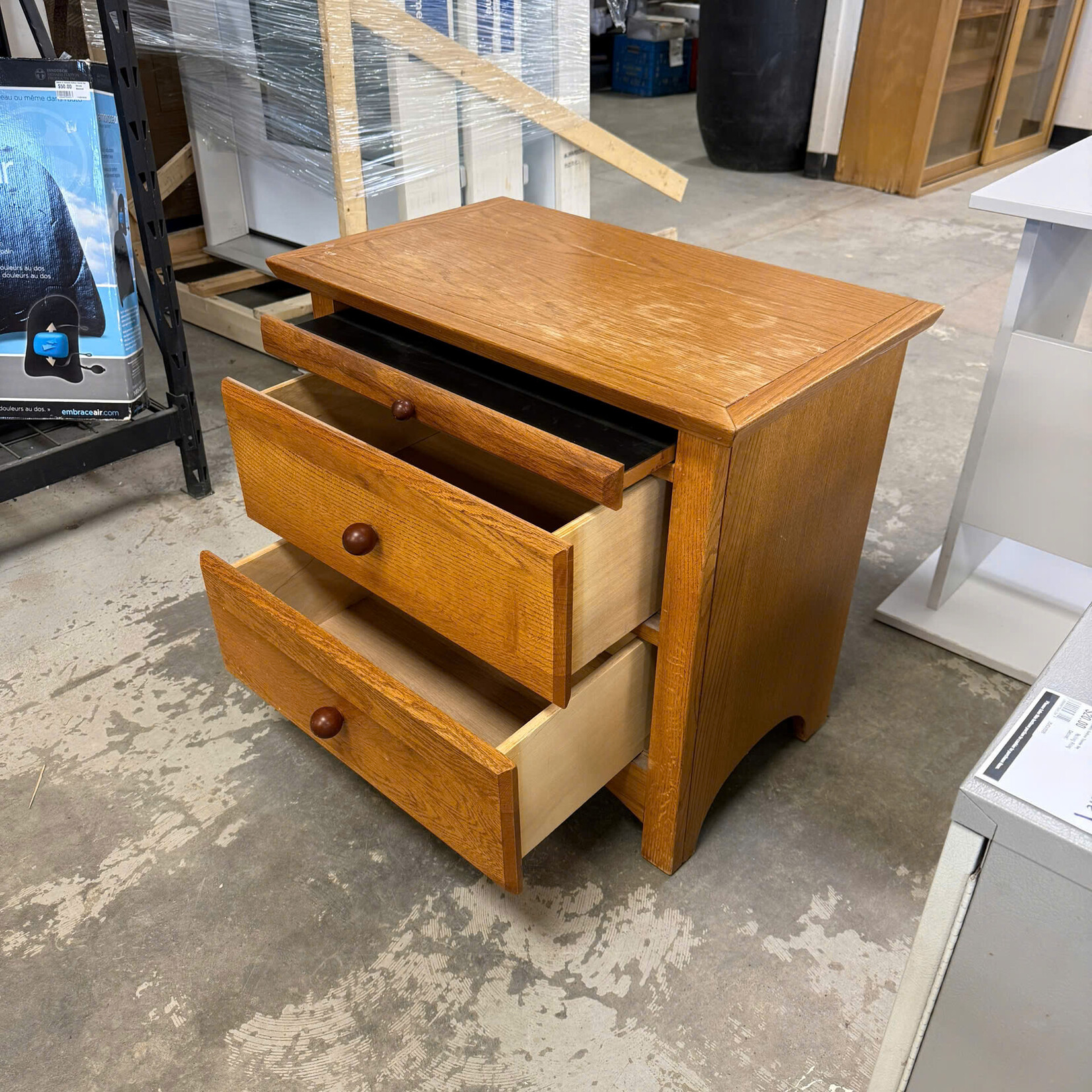Rustic Wooden Nightstand