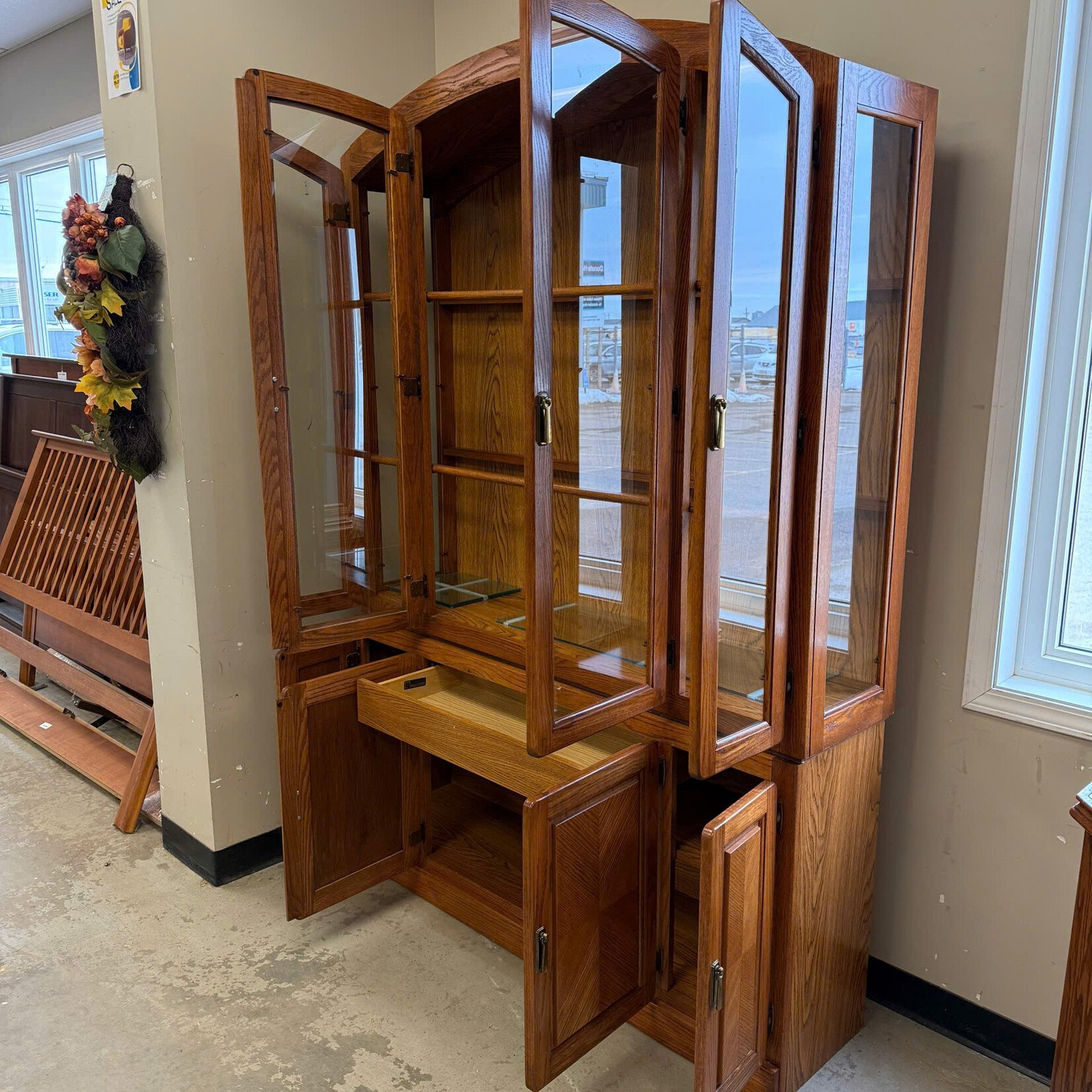 4 Glass Door China Cabinet