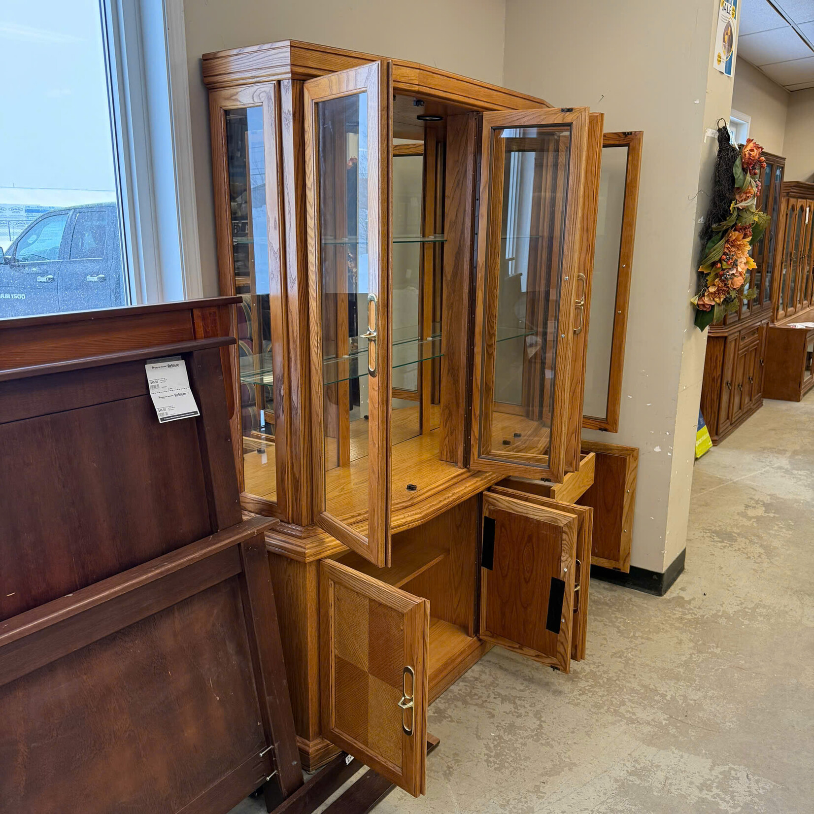 8 Door China Cabinet