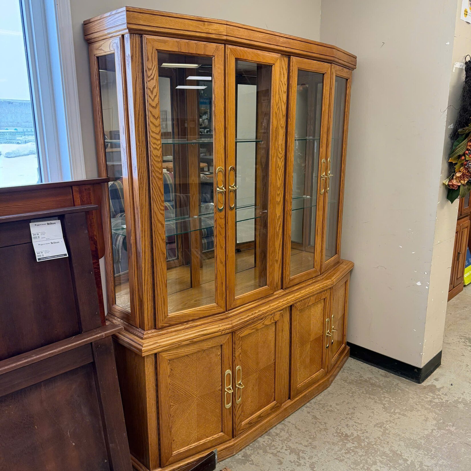 8 Door China Cabinet