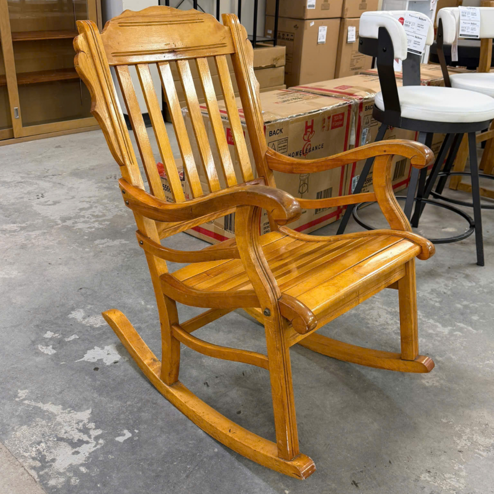 Vintage Wooden Rocking Chair