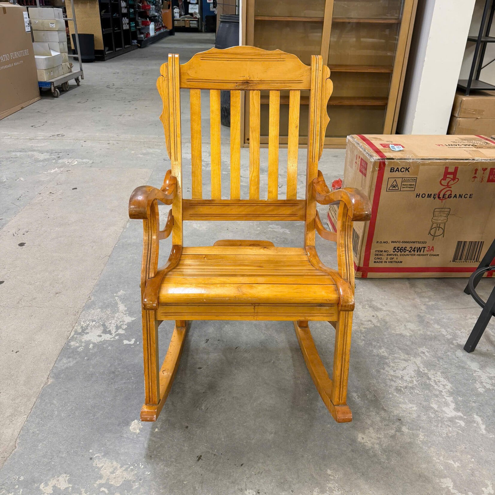 Vintage Wooden Rocking Chair