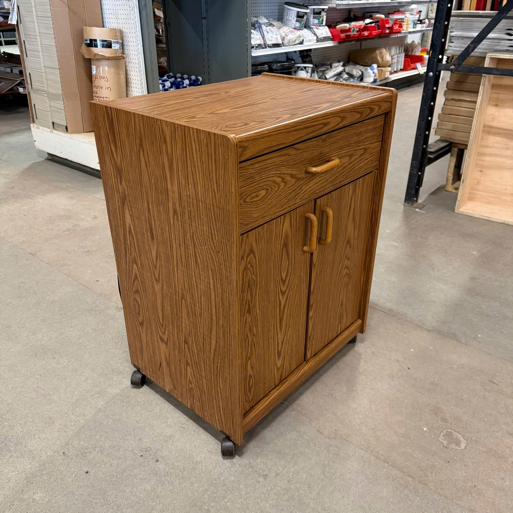 1 Drawer 2 Door Microwave Cabinet