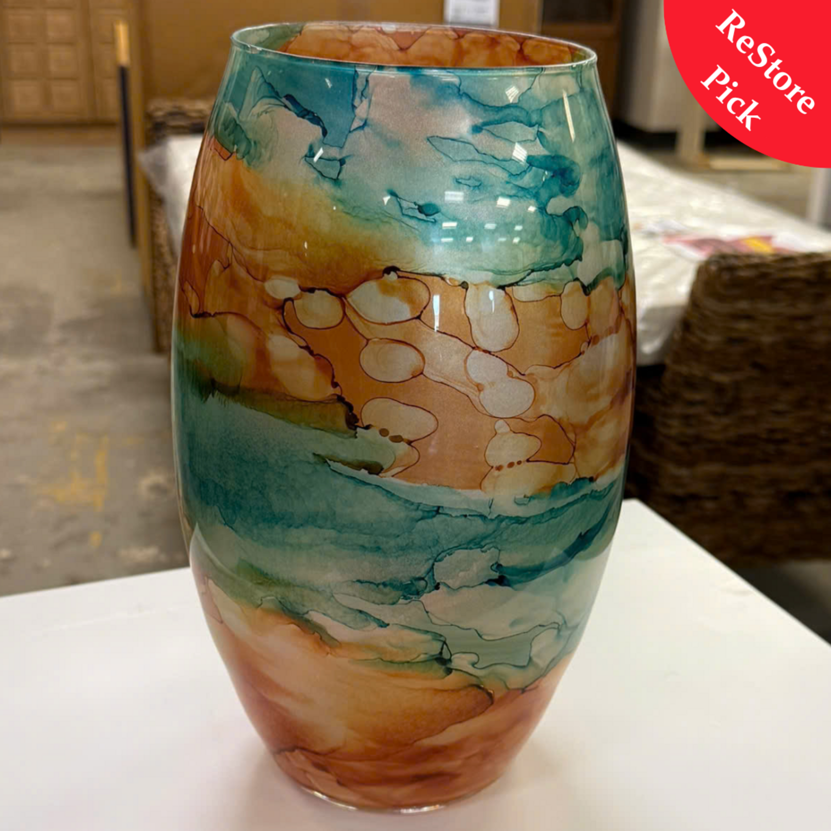 Colorful Glass Vase