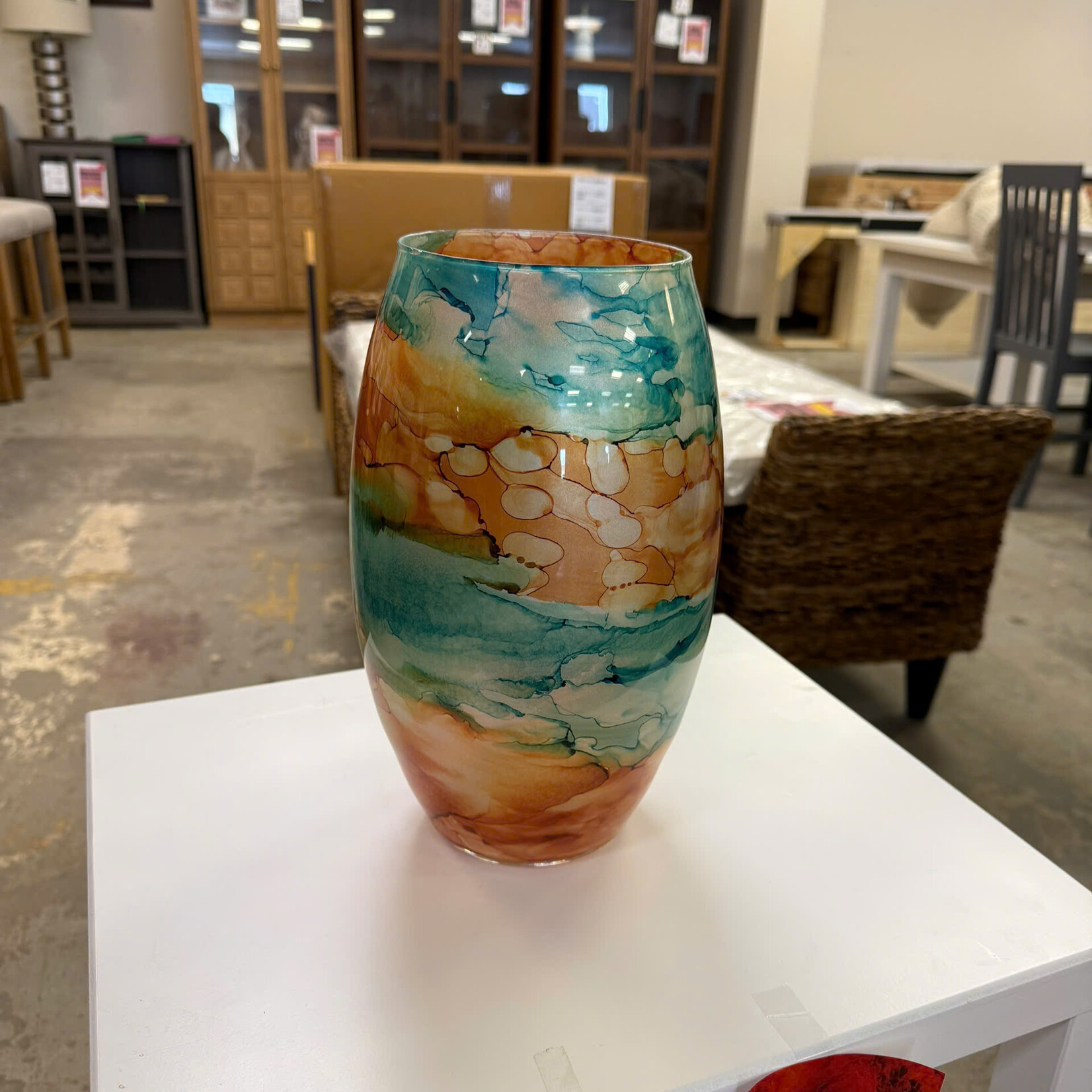 Colorful Glass Vase