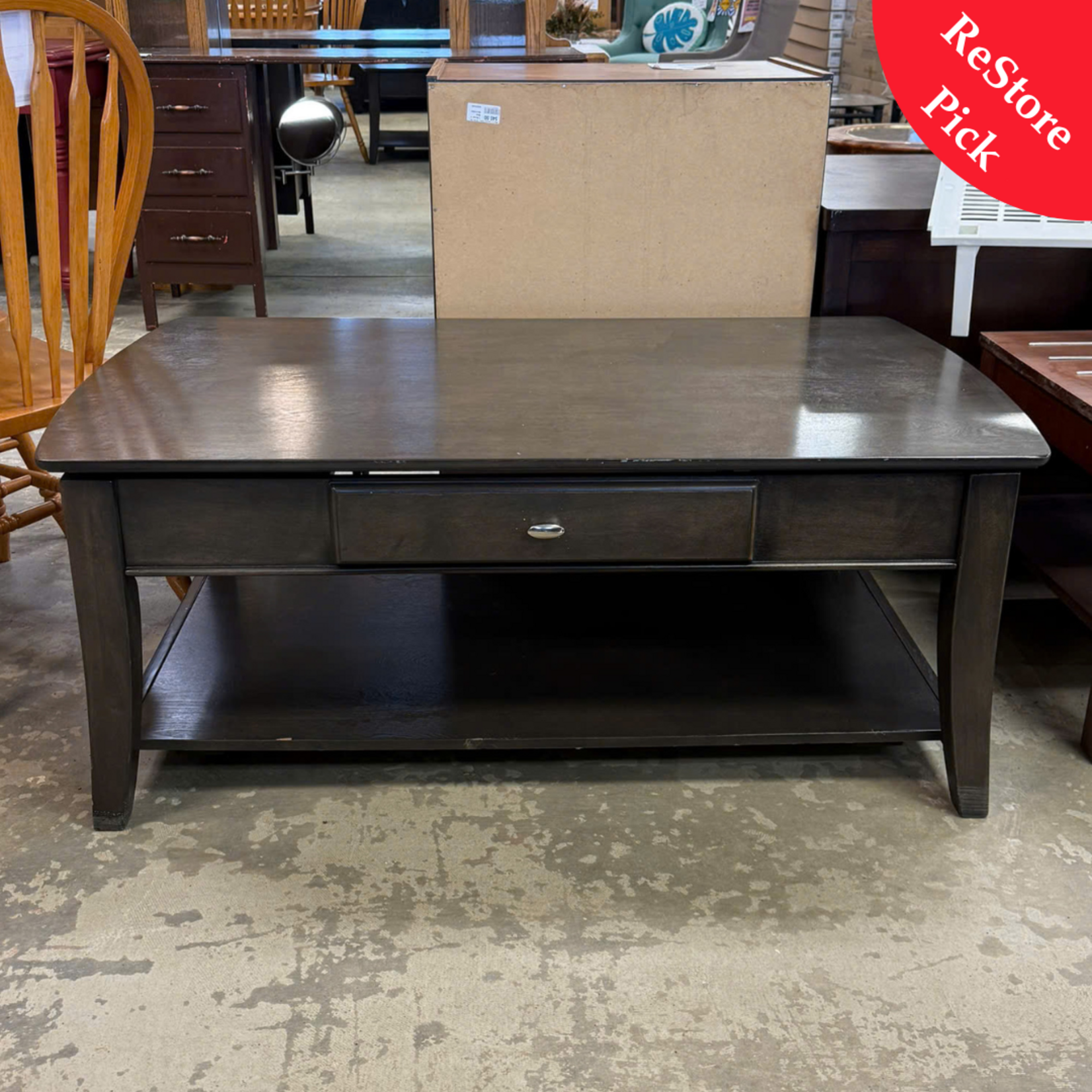 Brown Lift-up Coffee Table