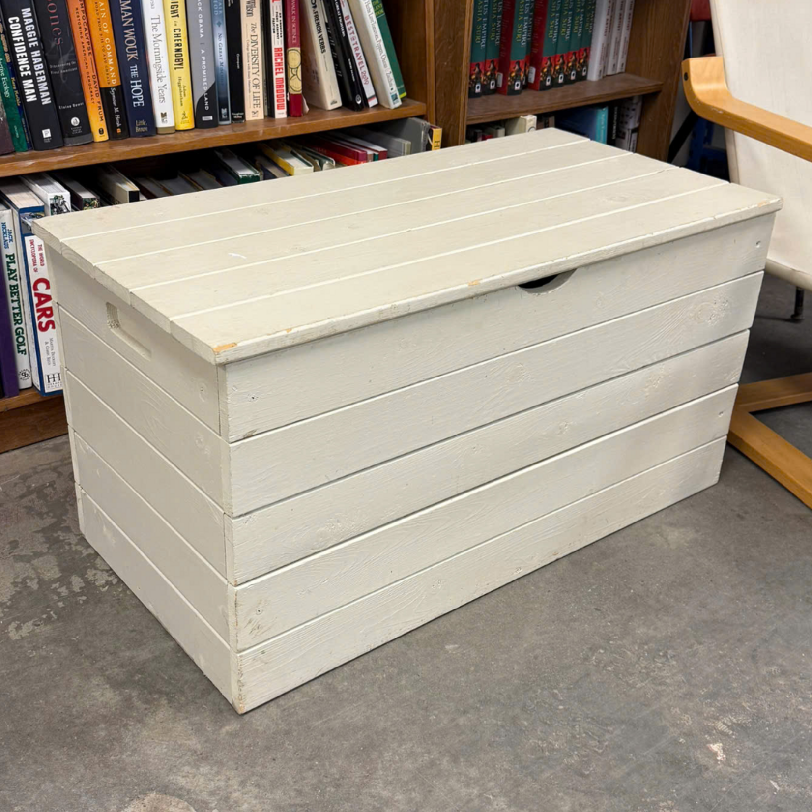 Beige Storage Crate