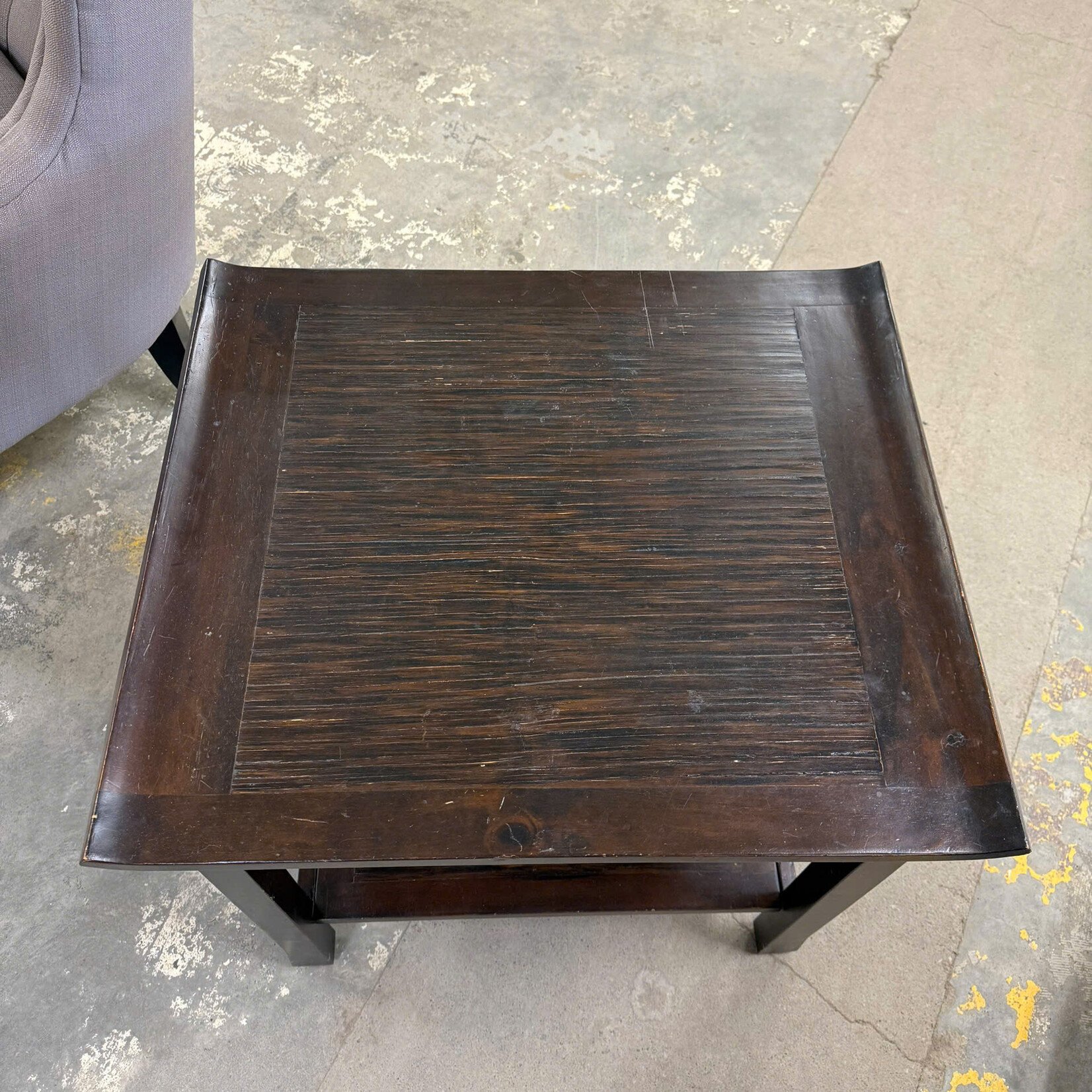 End Table Concave Edge