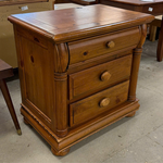 3-Drawer Wooden Night Stand