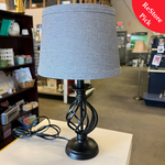 Bedside Lamp Twisted Base