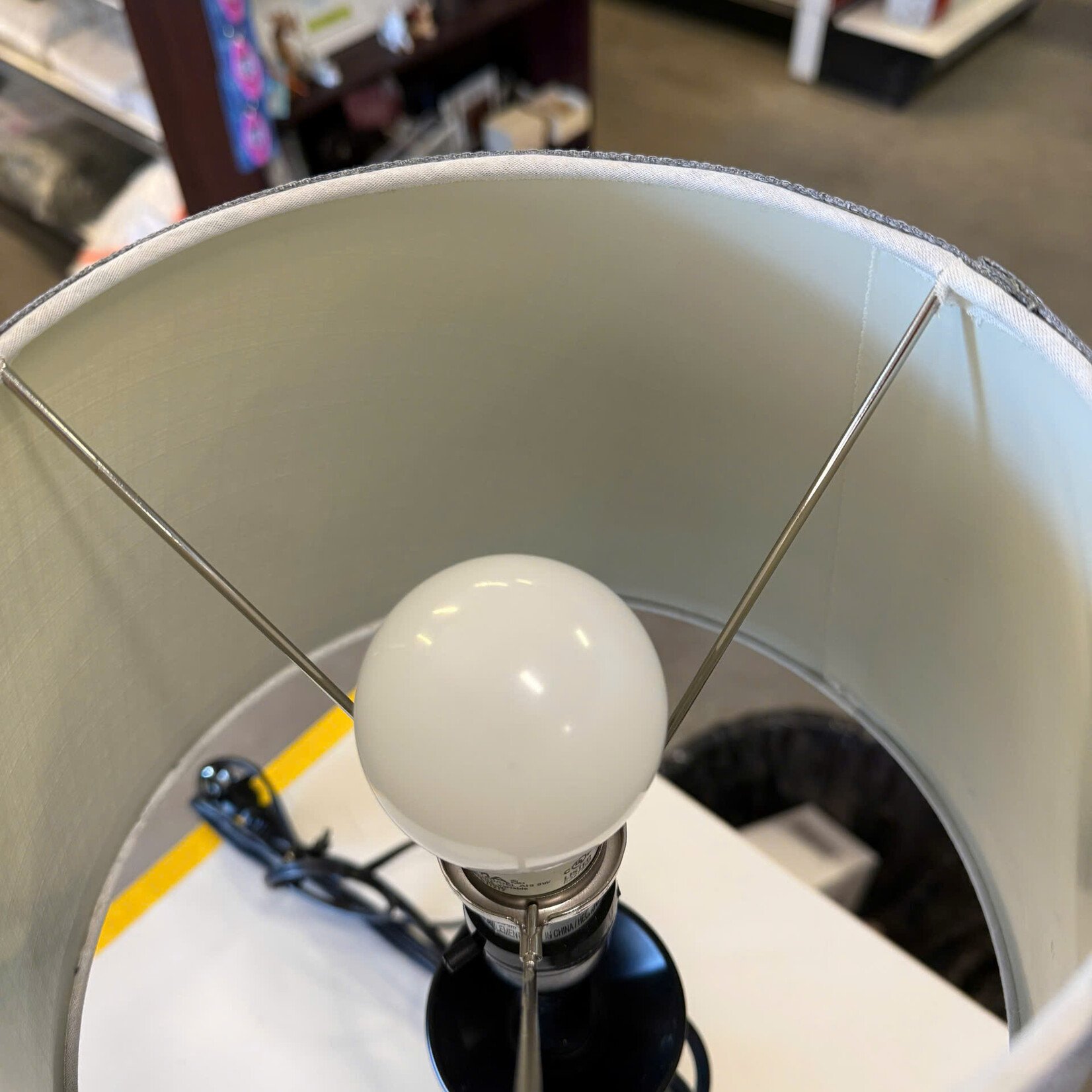 Bedside Lamp Twisted Base