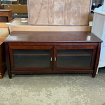 2 Glass Door TV Stand