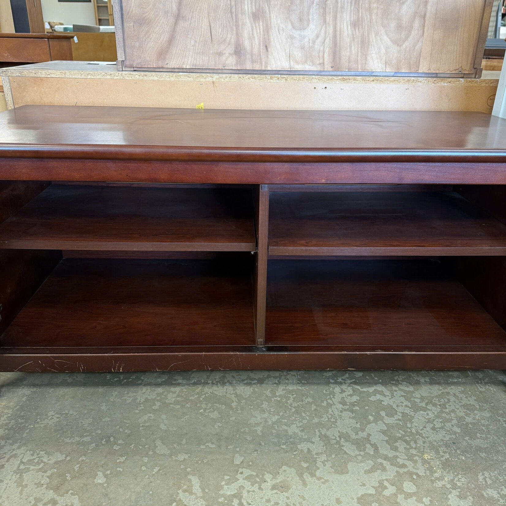 2 Glass Door TV Stand