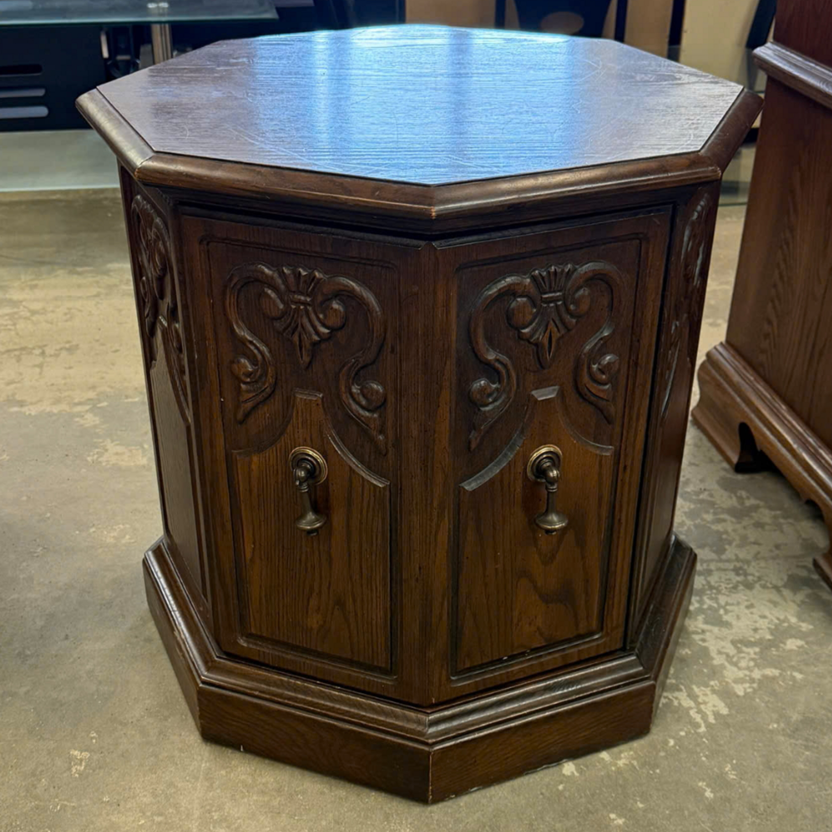 Octagonal End Table