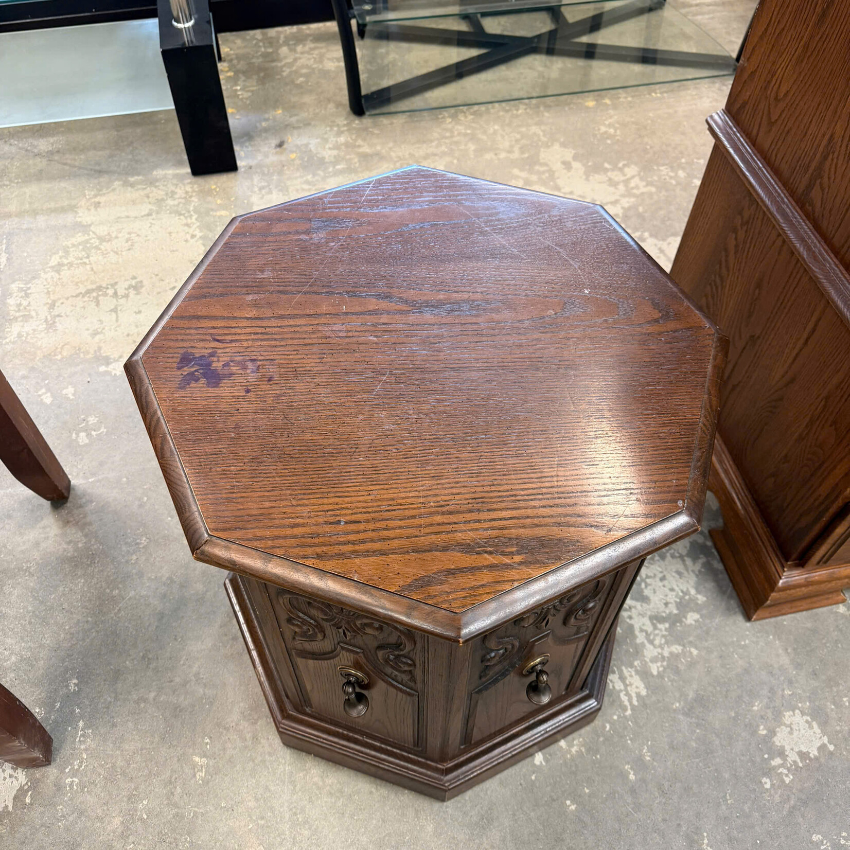 Octagonal End Table