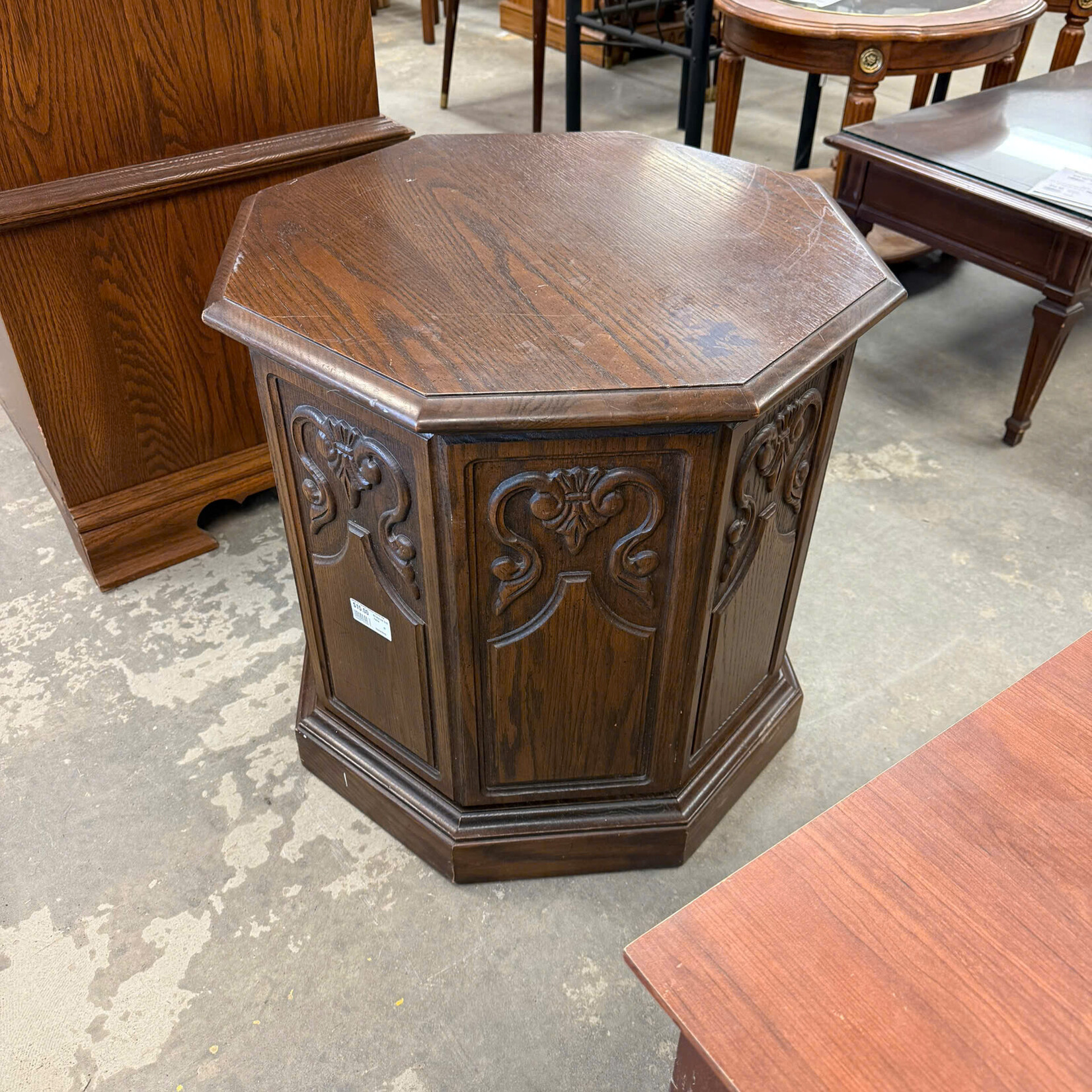 Octagonal End Table