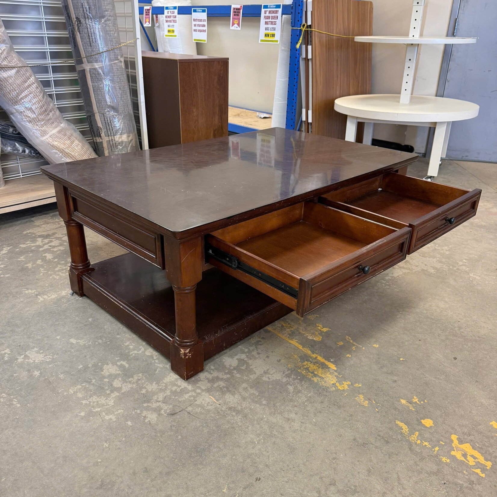 2 Drawer Coffee Table