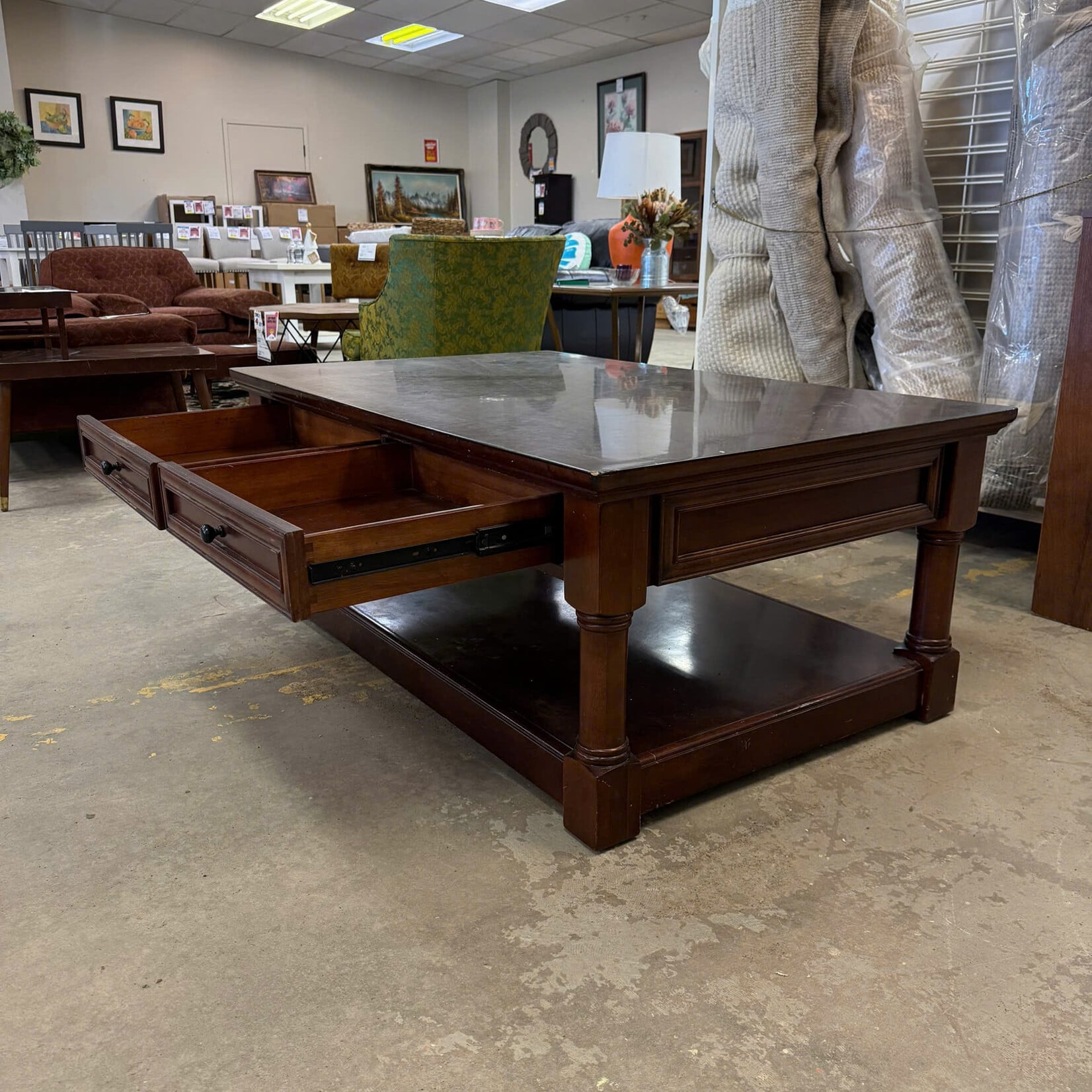 2 Drawer Coffee Table