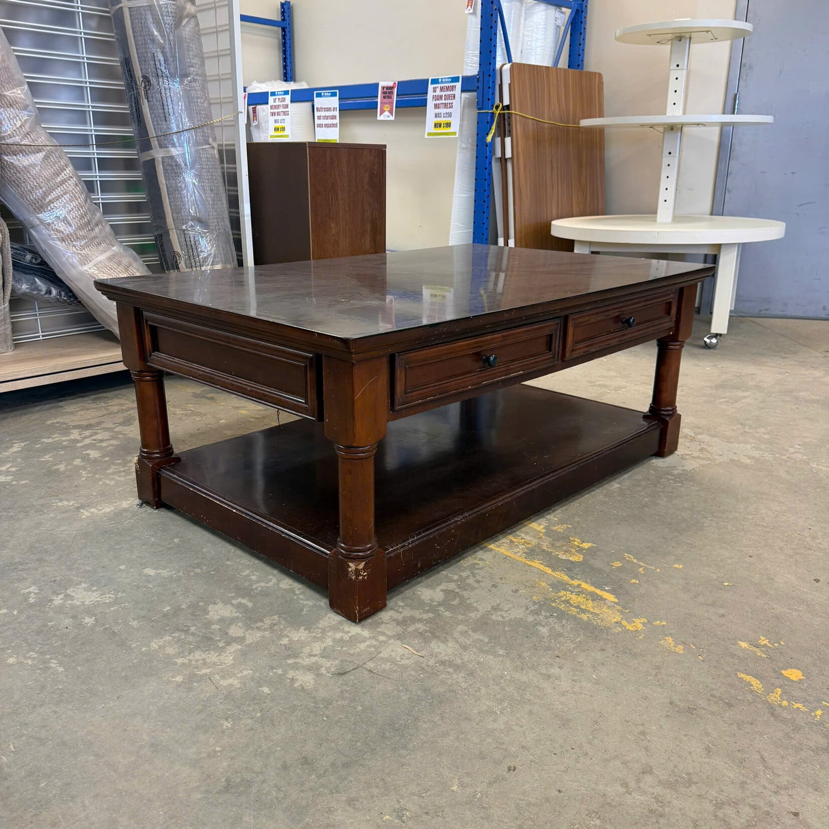 2 Drawer Coffee Table