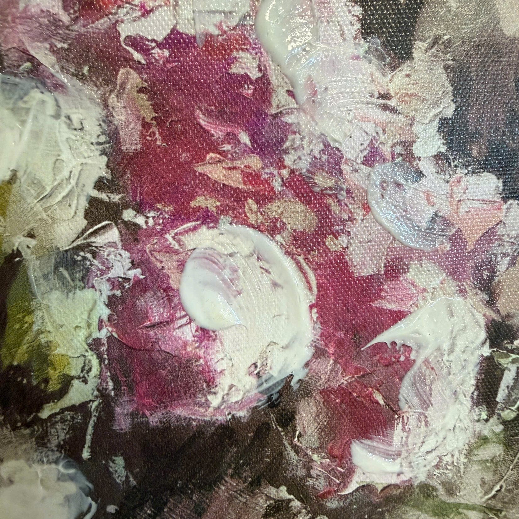 Roses In Vase Painting