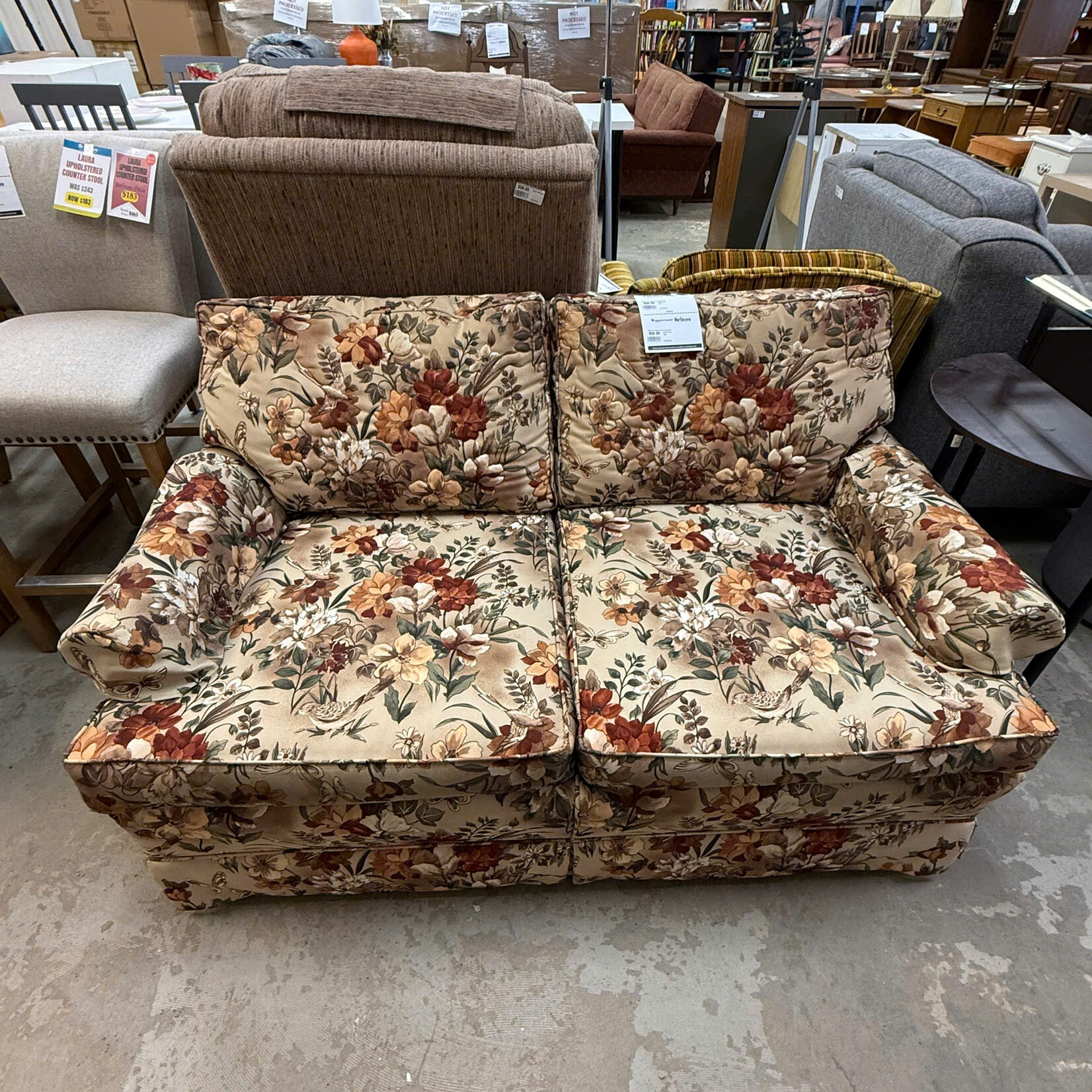 Floral Love Seat