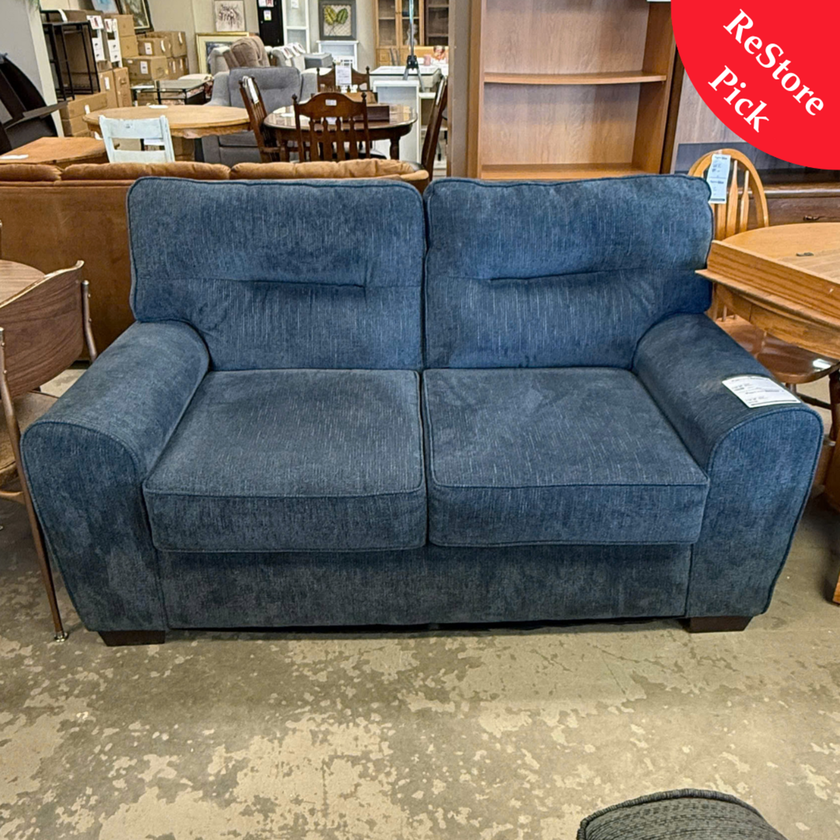 Loveseat Midnight Blue