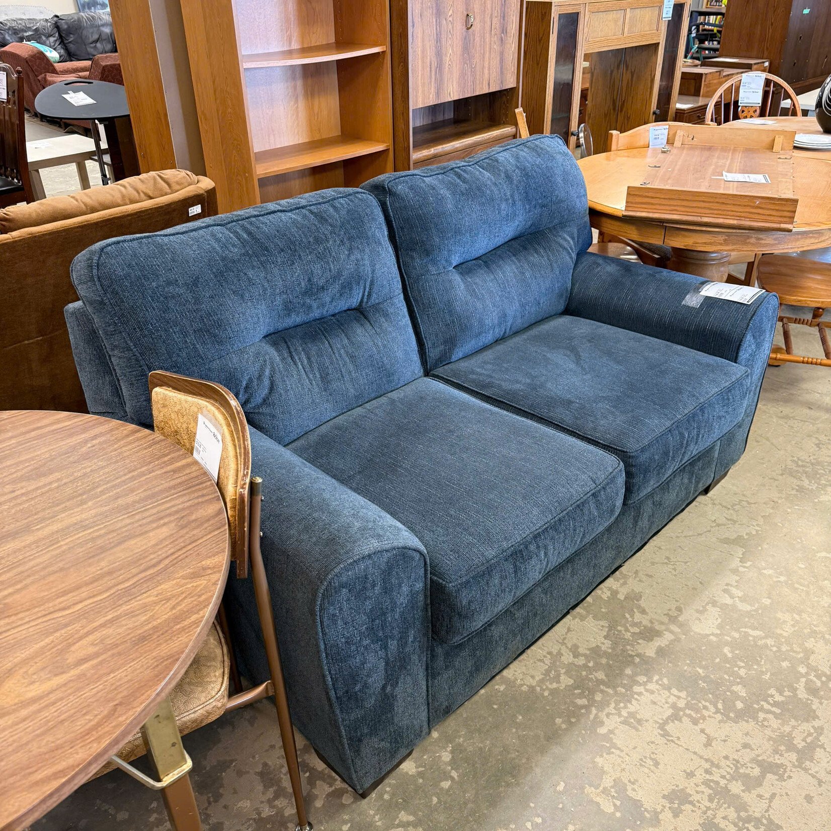 Loveseat Midnight Blue