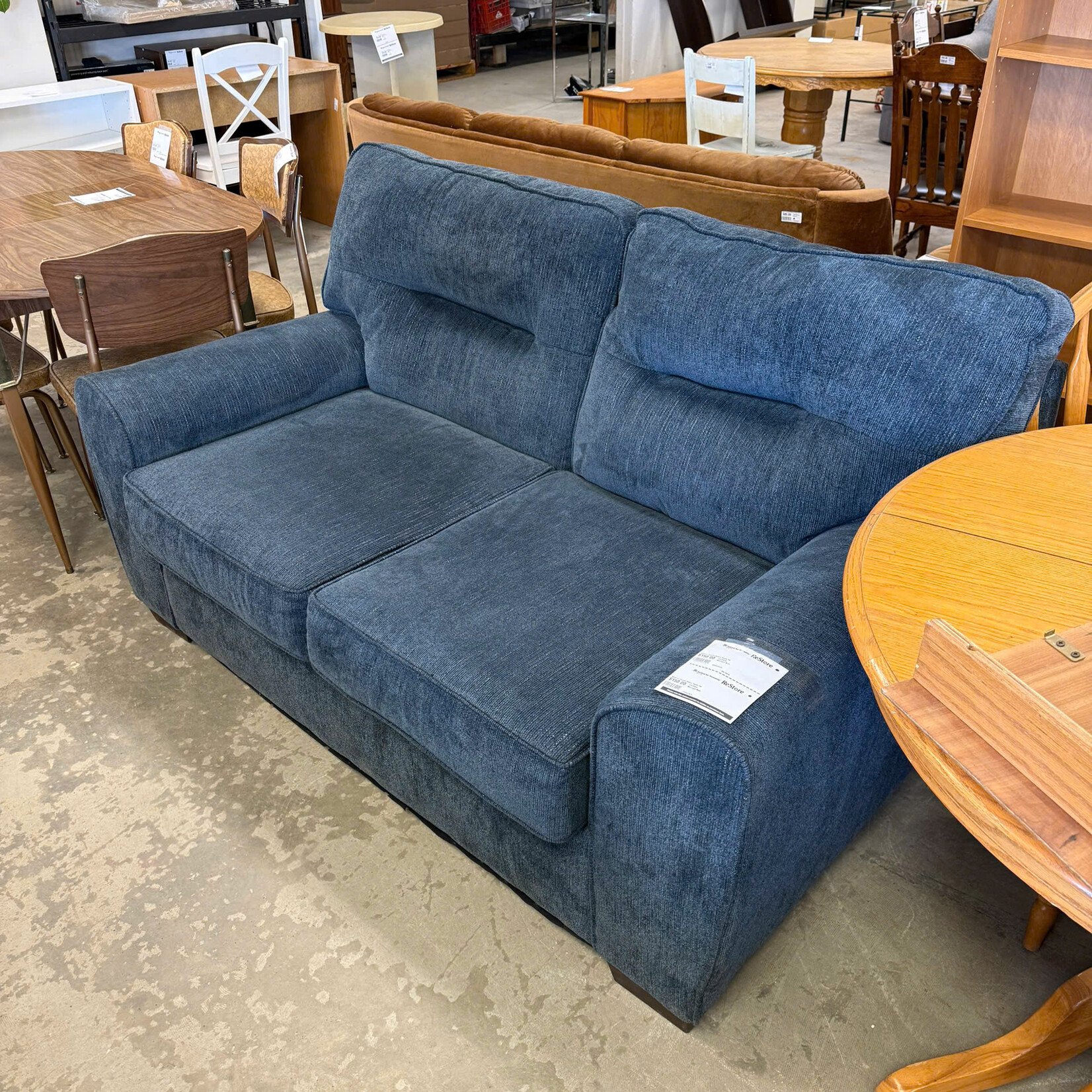 Loveseat Midnight Blue