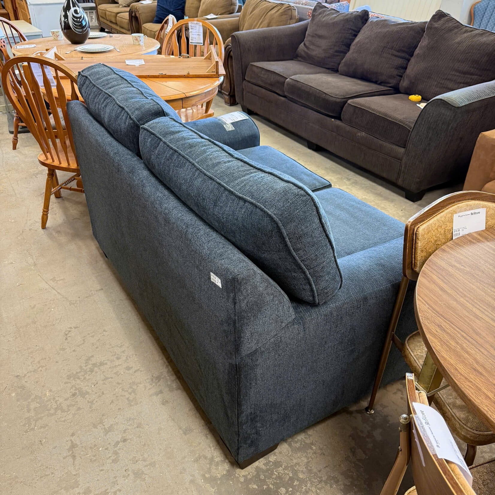 Loveseat Midnight Blue