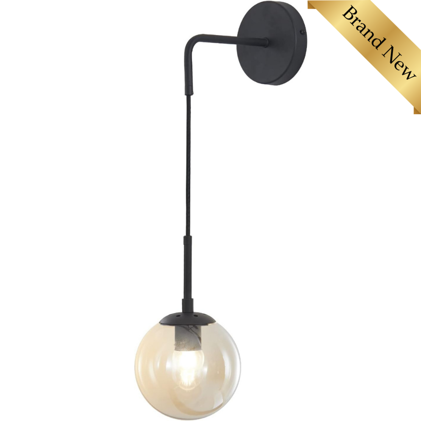 Globe Bathroom Wall Sconce Lamp