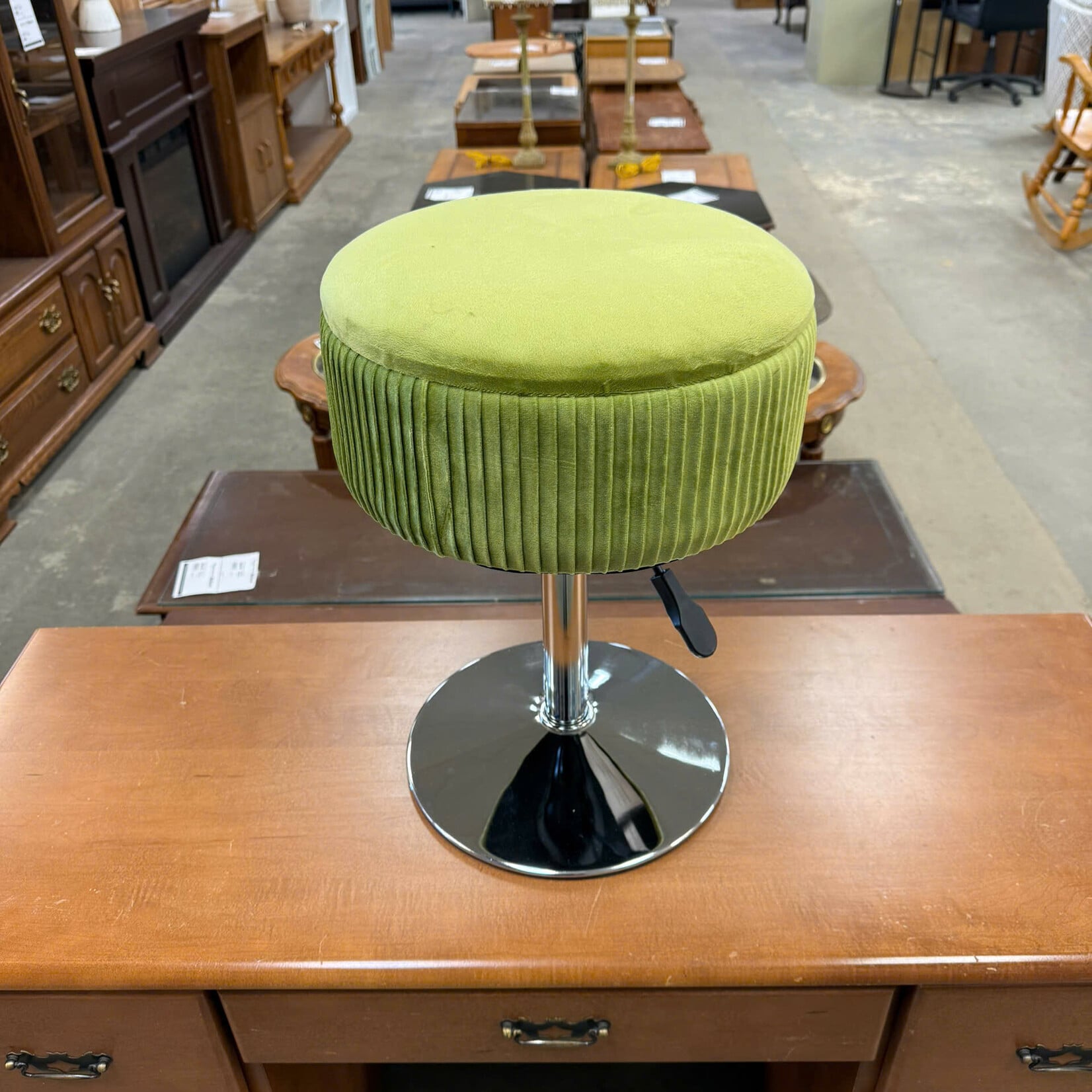 Swivel Ottoman Vanity Stool