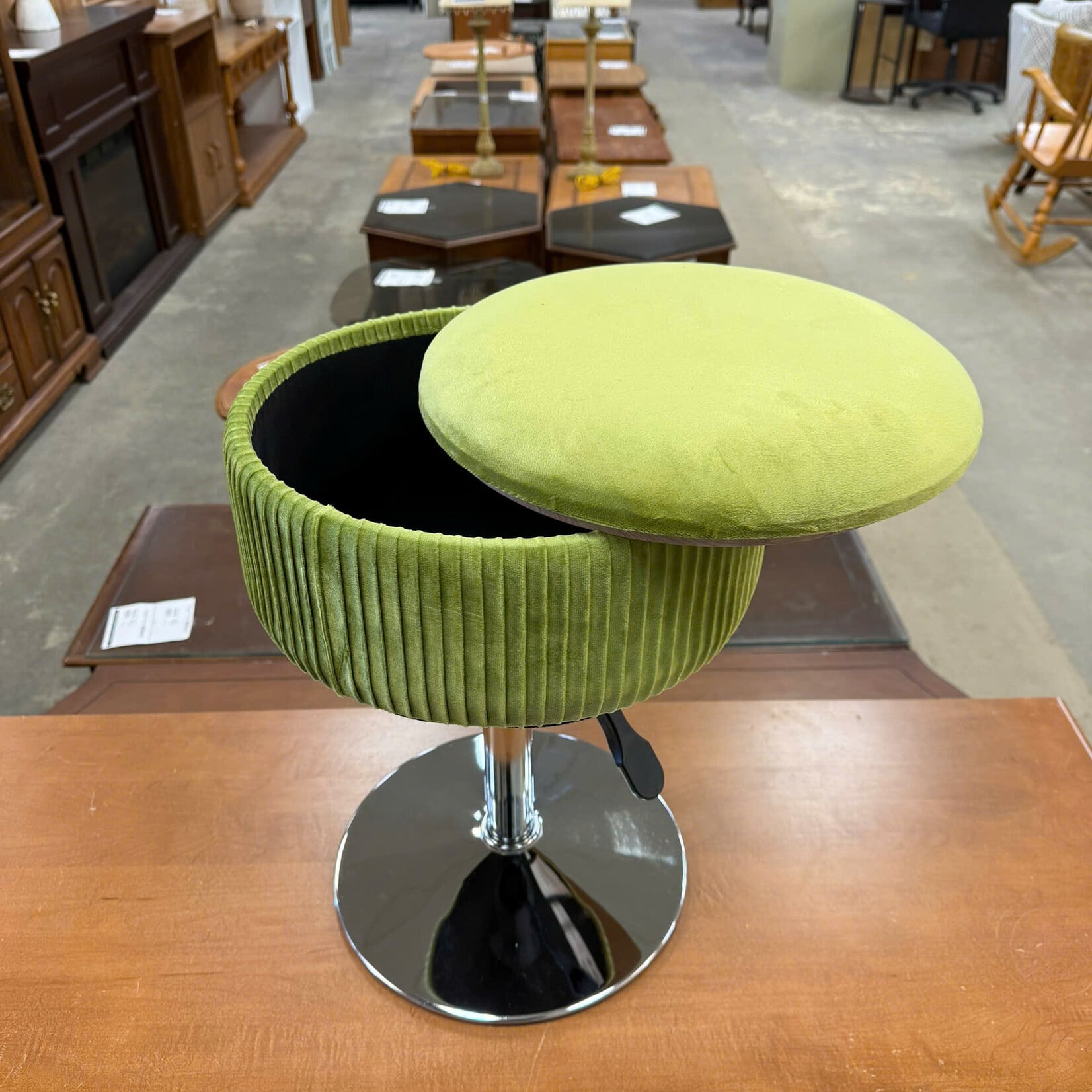 Swivel Ottoman Vanity Stool