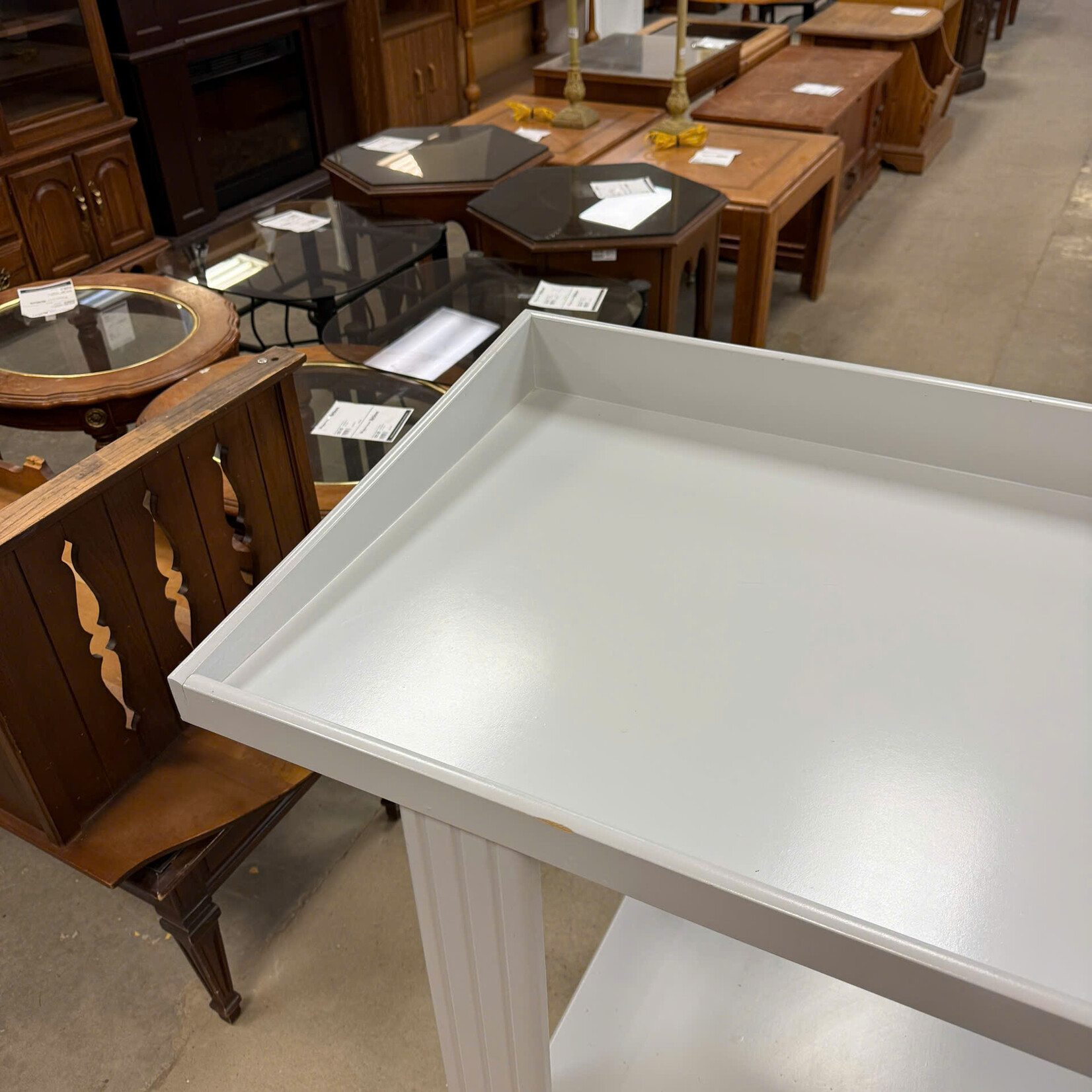 4' Grey Display Table