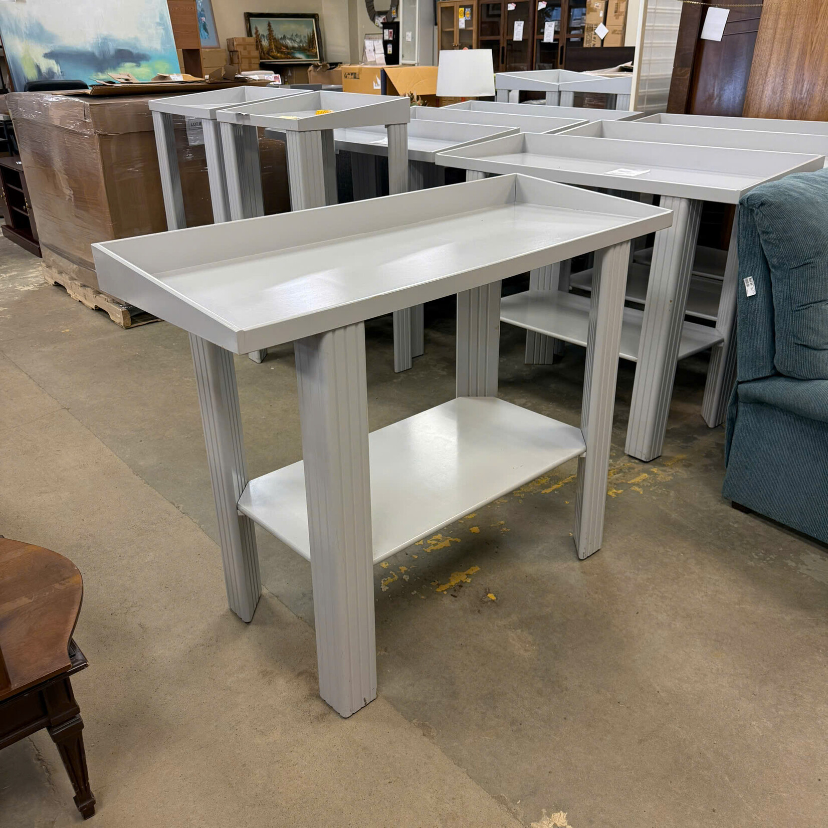 4' Grey Display Table